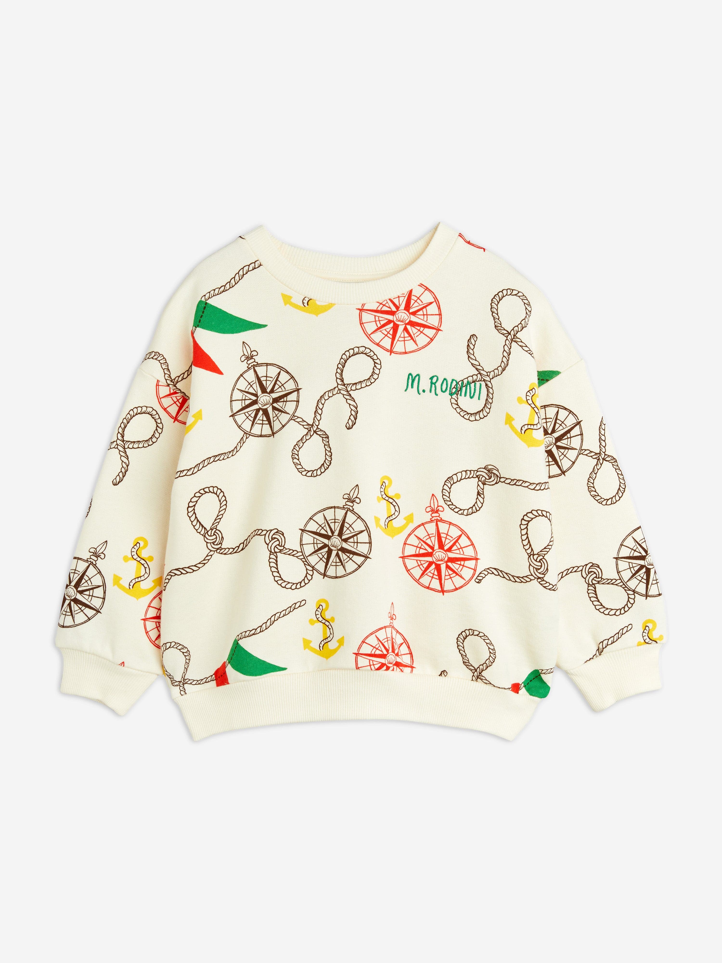 Mini Rodini Kids Nautical Print Sweatshirt in Multicolour