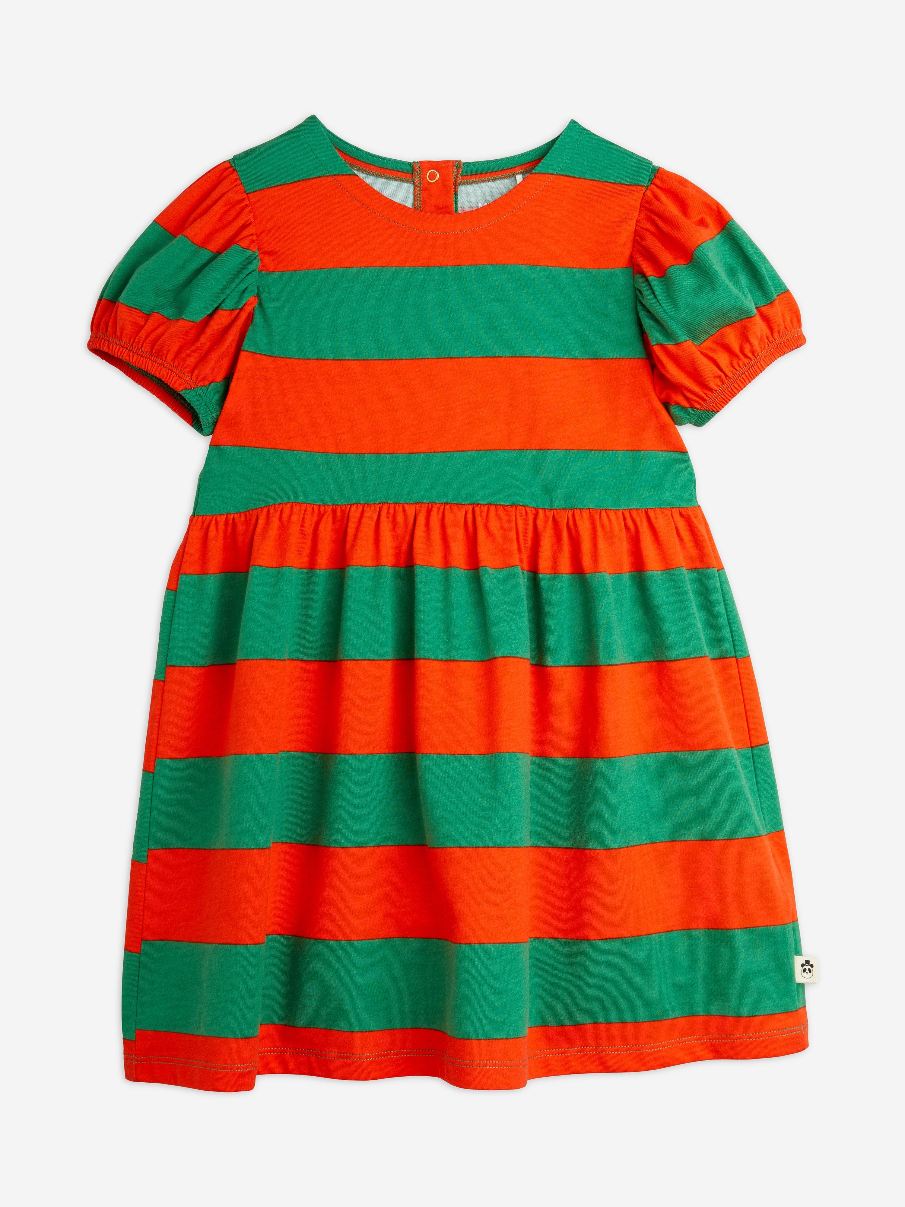 Mini Rodini Girls Striped Dress in Multicolour