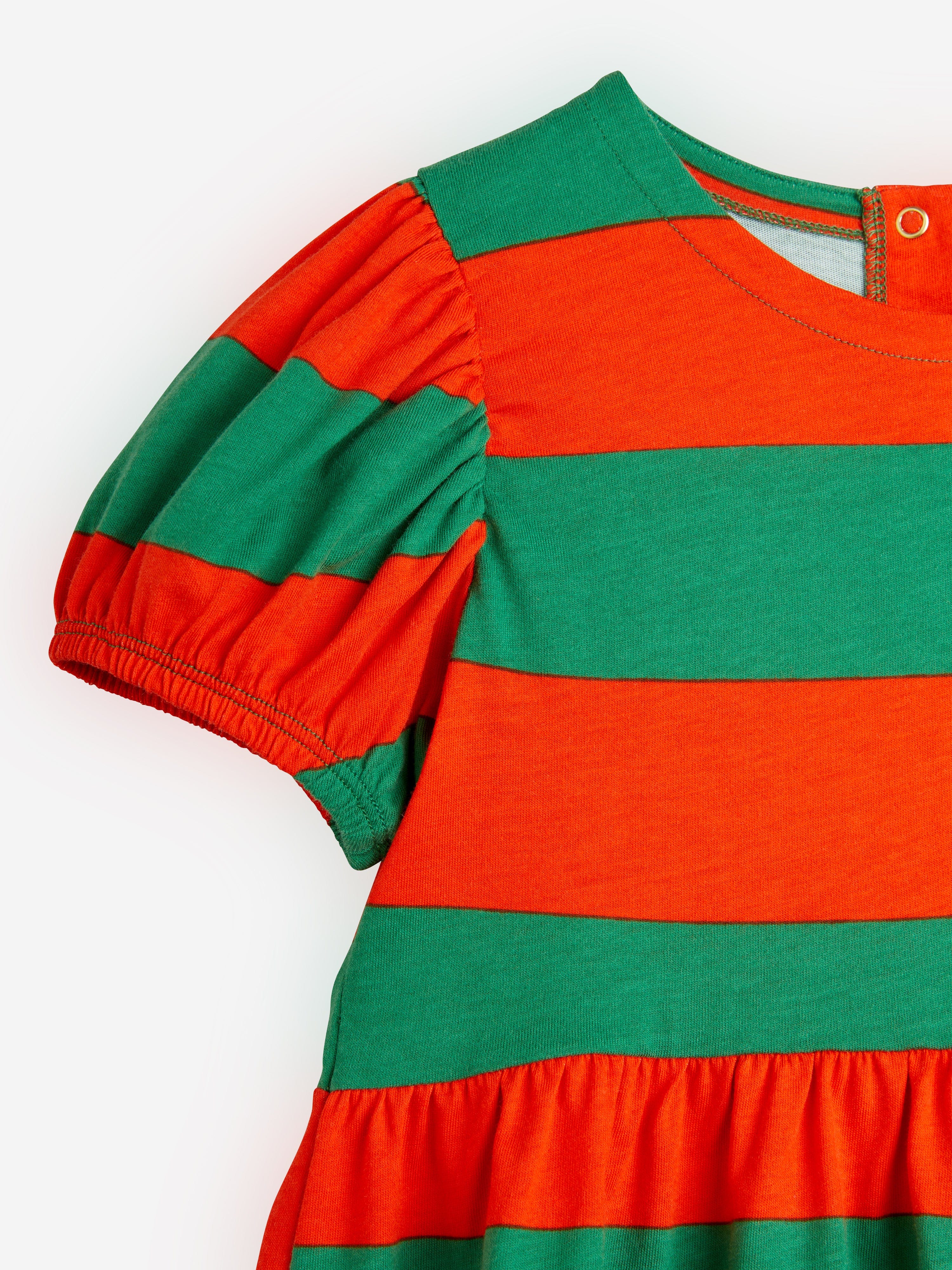 Mini Rodini Girls Striped Dress in Multicolour