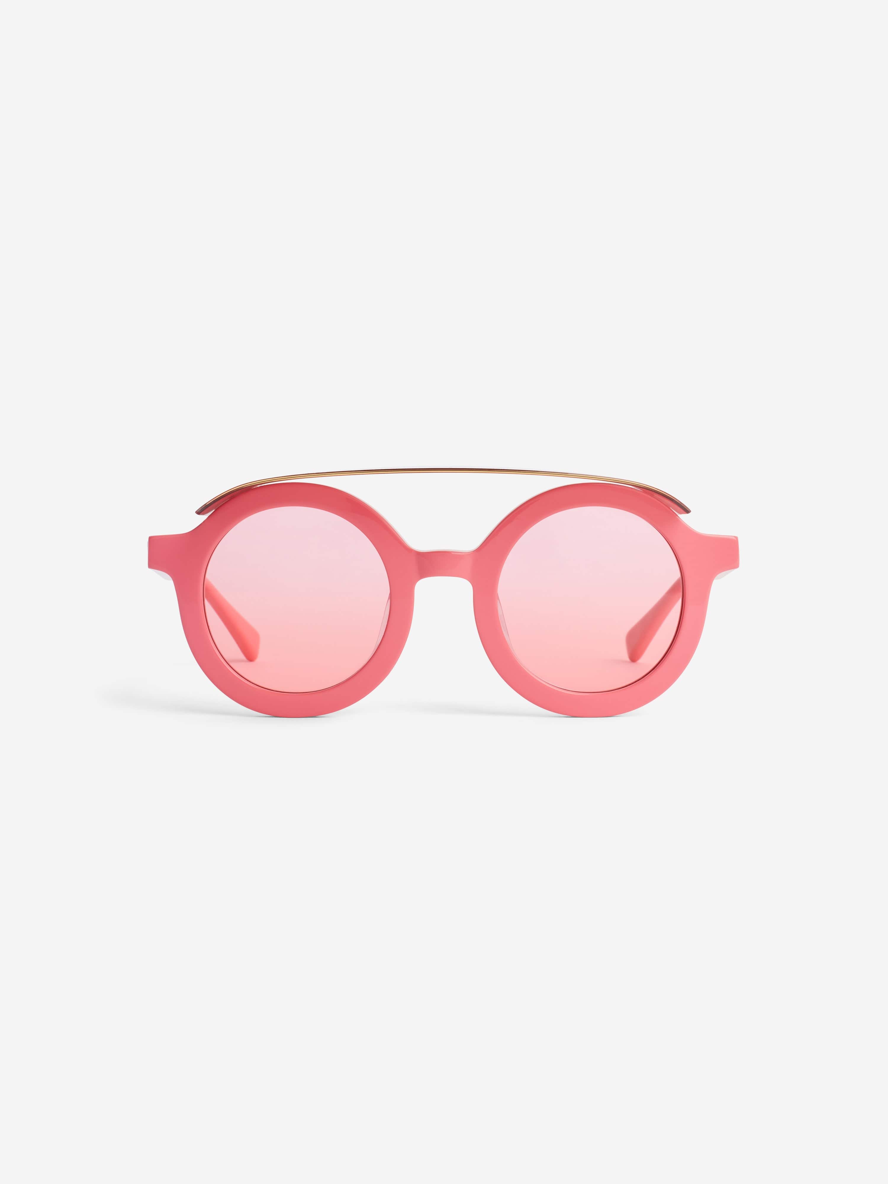 Mini Rodini Girls Visor Sunglasses in Pink