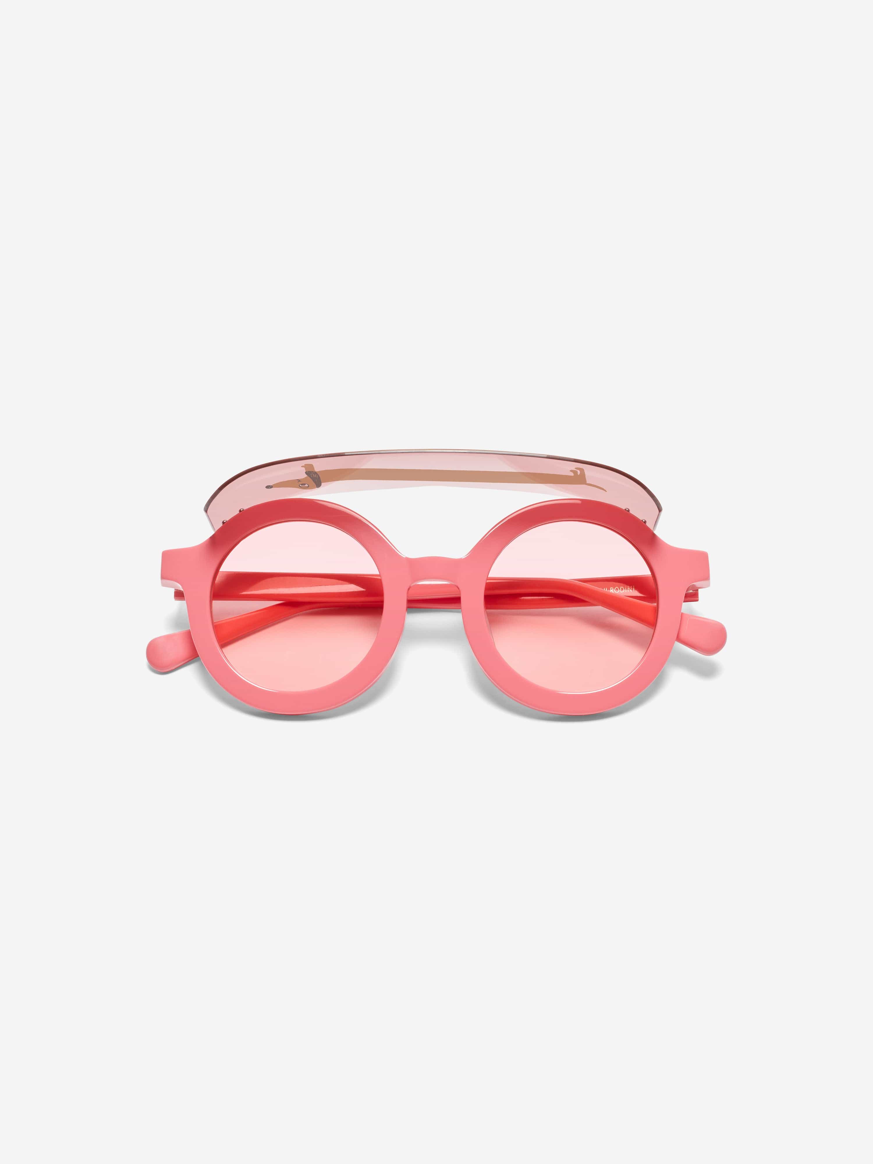 Mini Rodini Girls Visor Sunglasses in Pink