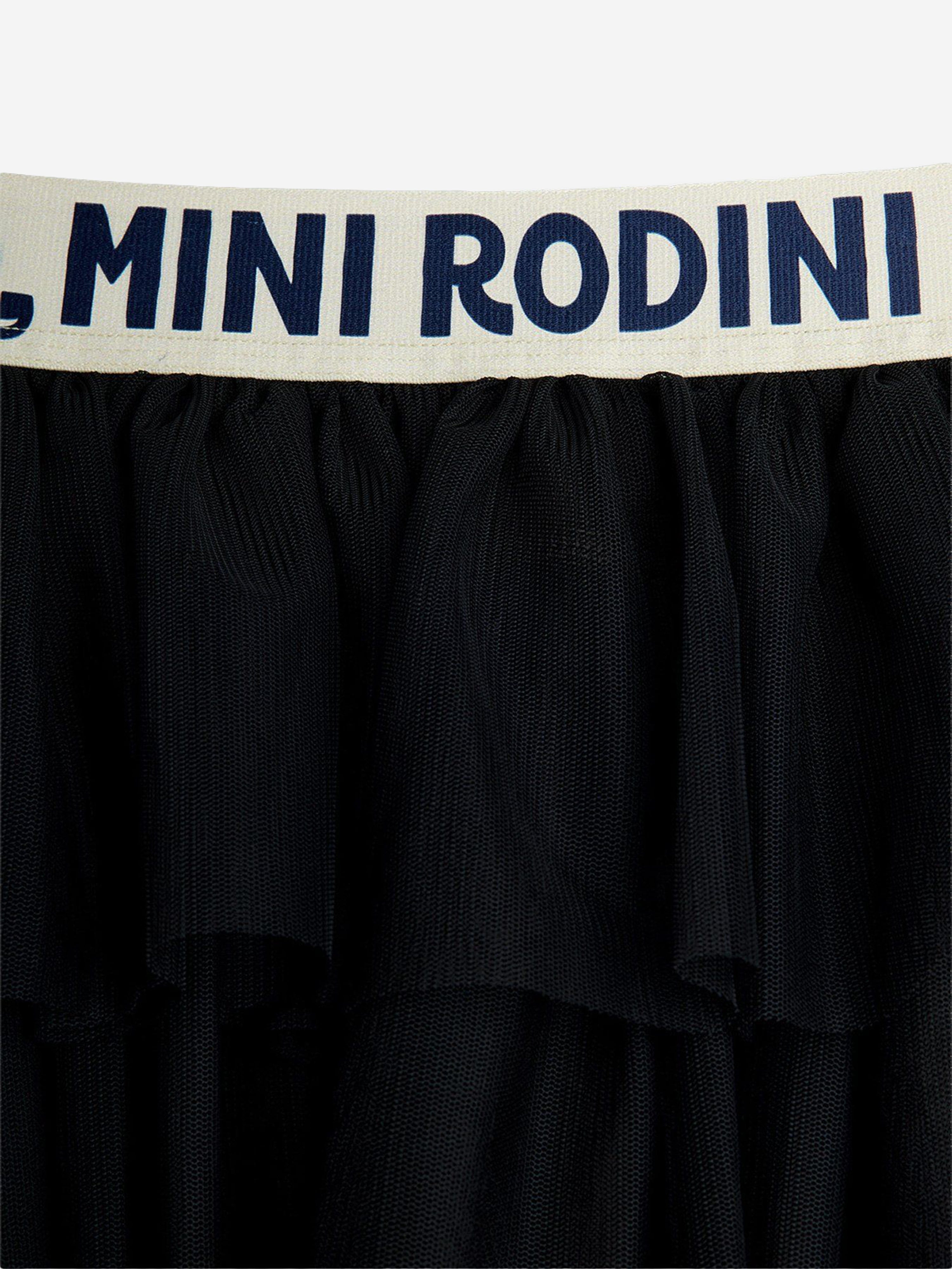 Mini Rodini Girls Tulle Skirt in Black