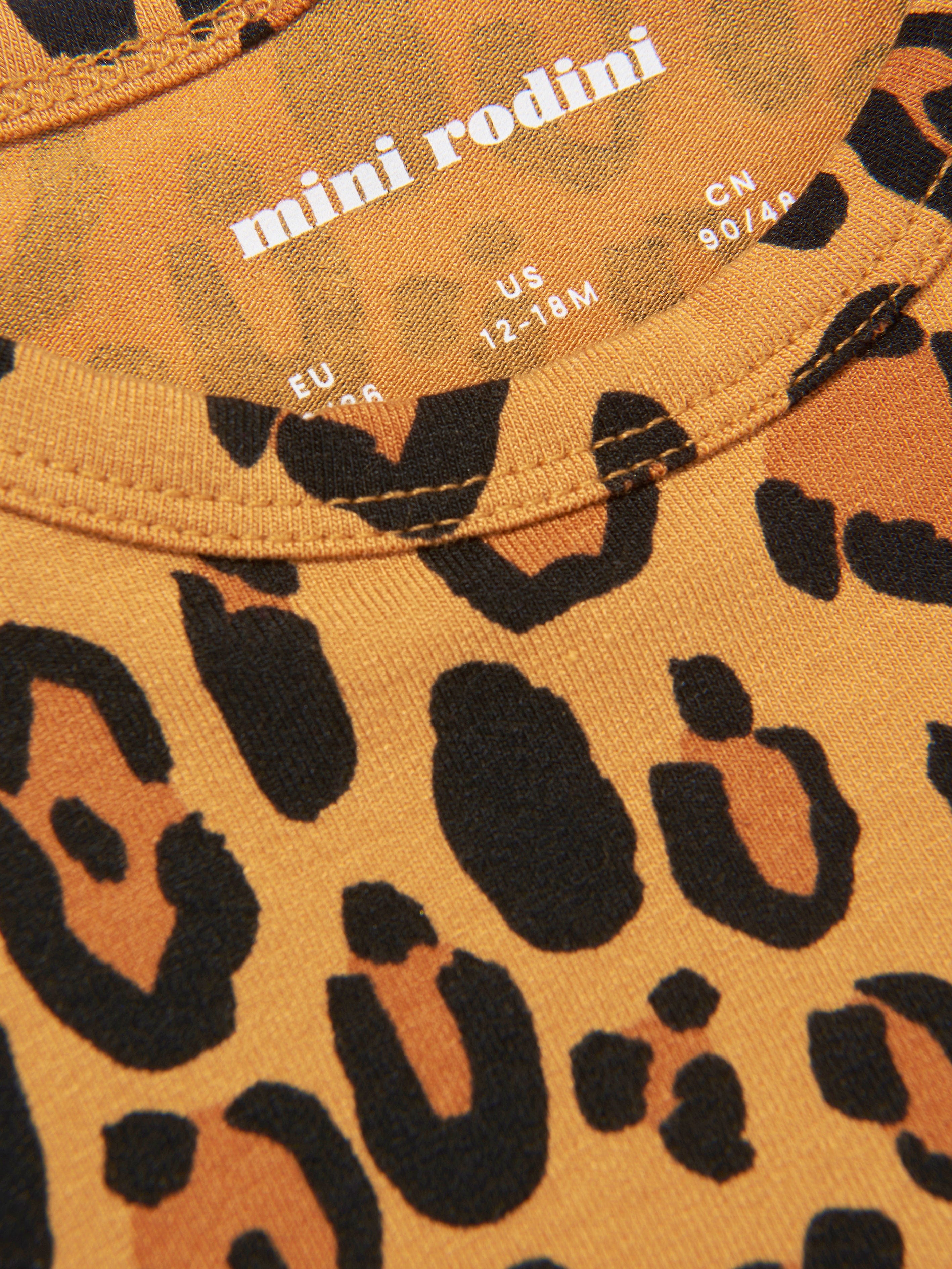 Mini Rodini Girls Leopard Print T-Shirt