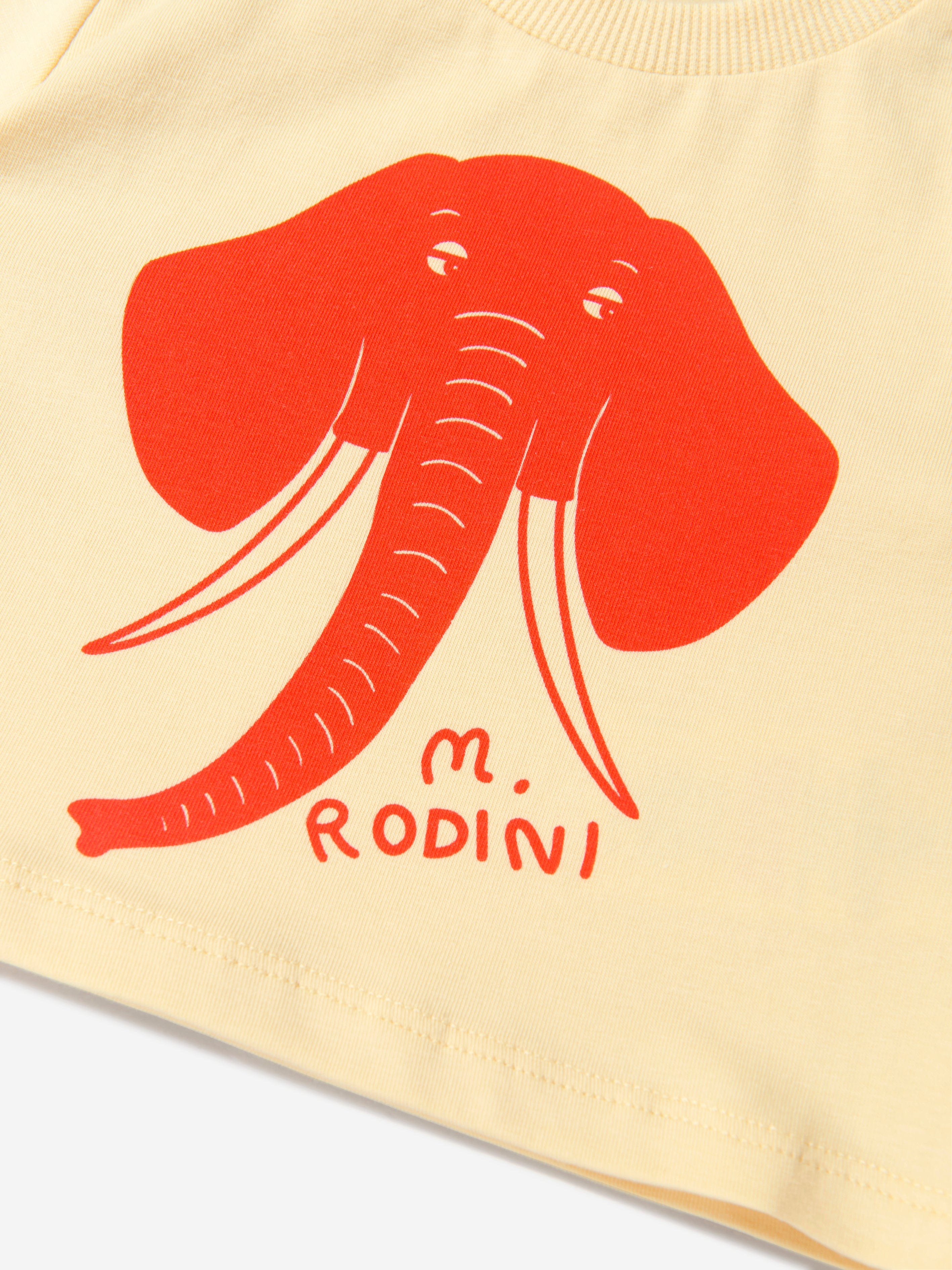 Mini Rodini Unisex Organic Cotton Elephant T-Shirt