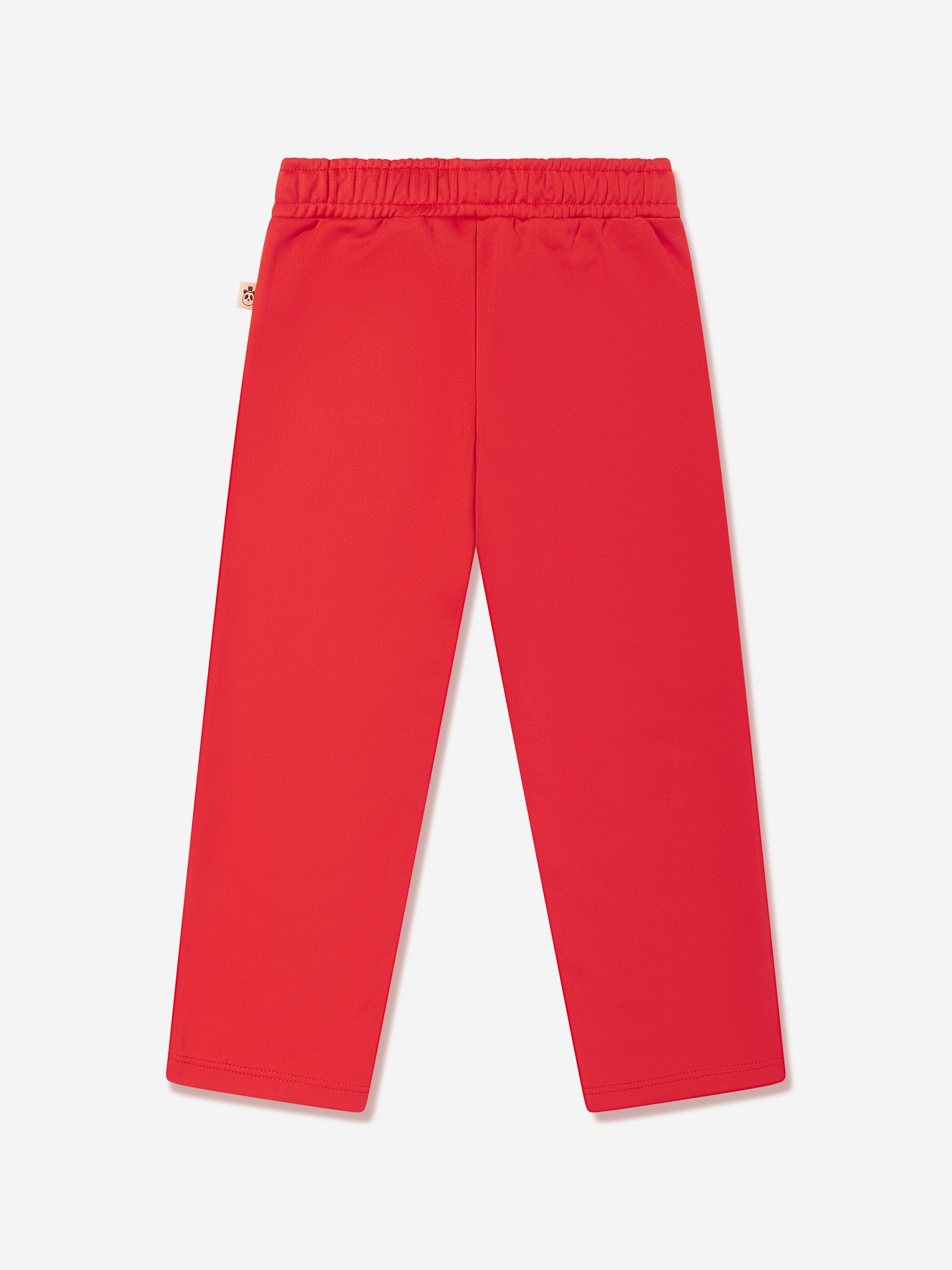 Mini Rodini Kids WCT Track Trousers in Red