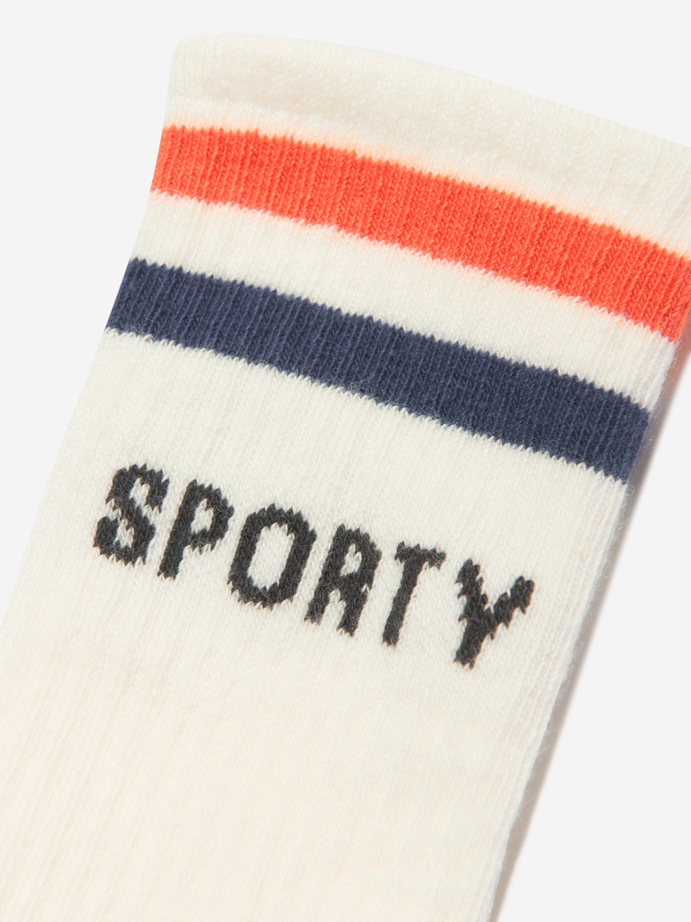 Mini Rodini Kids Sporty Socks in White