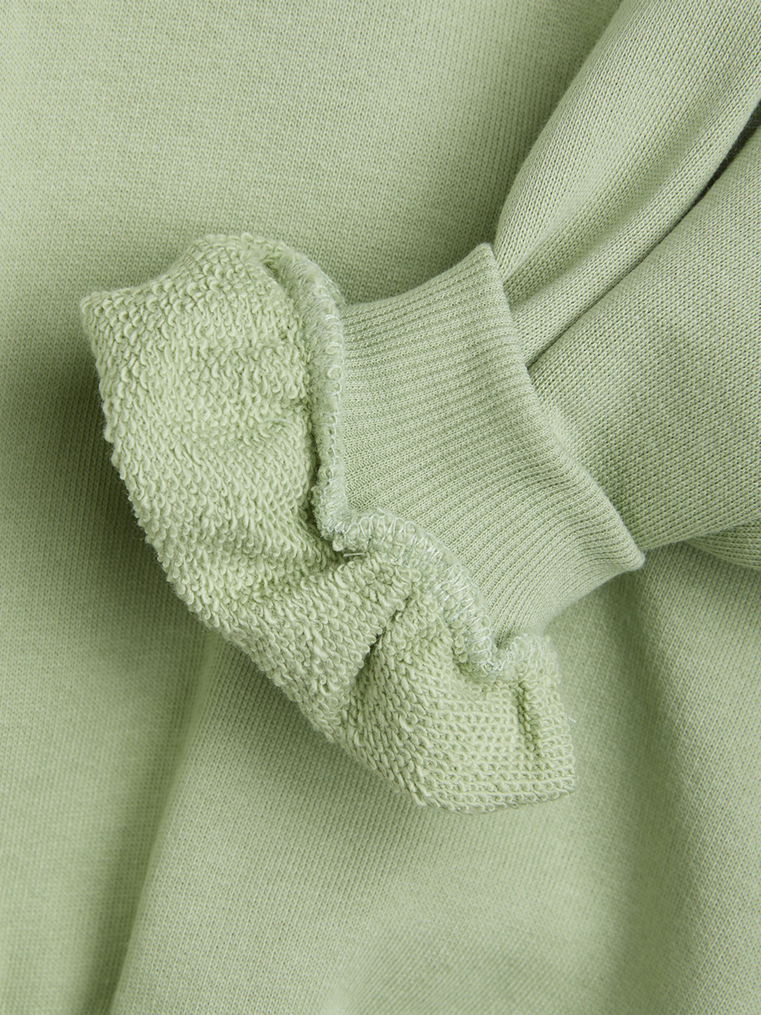 Mini Rodini Girls Violin Sweatshirt in Green