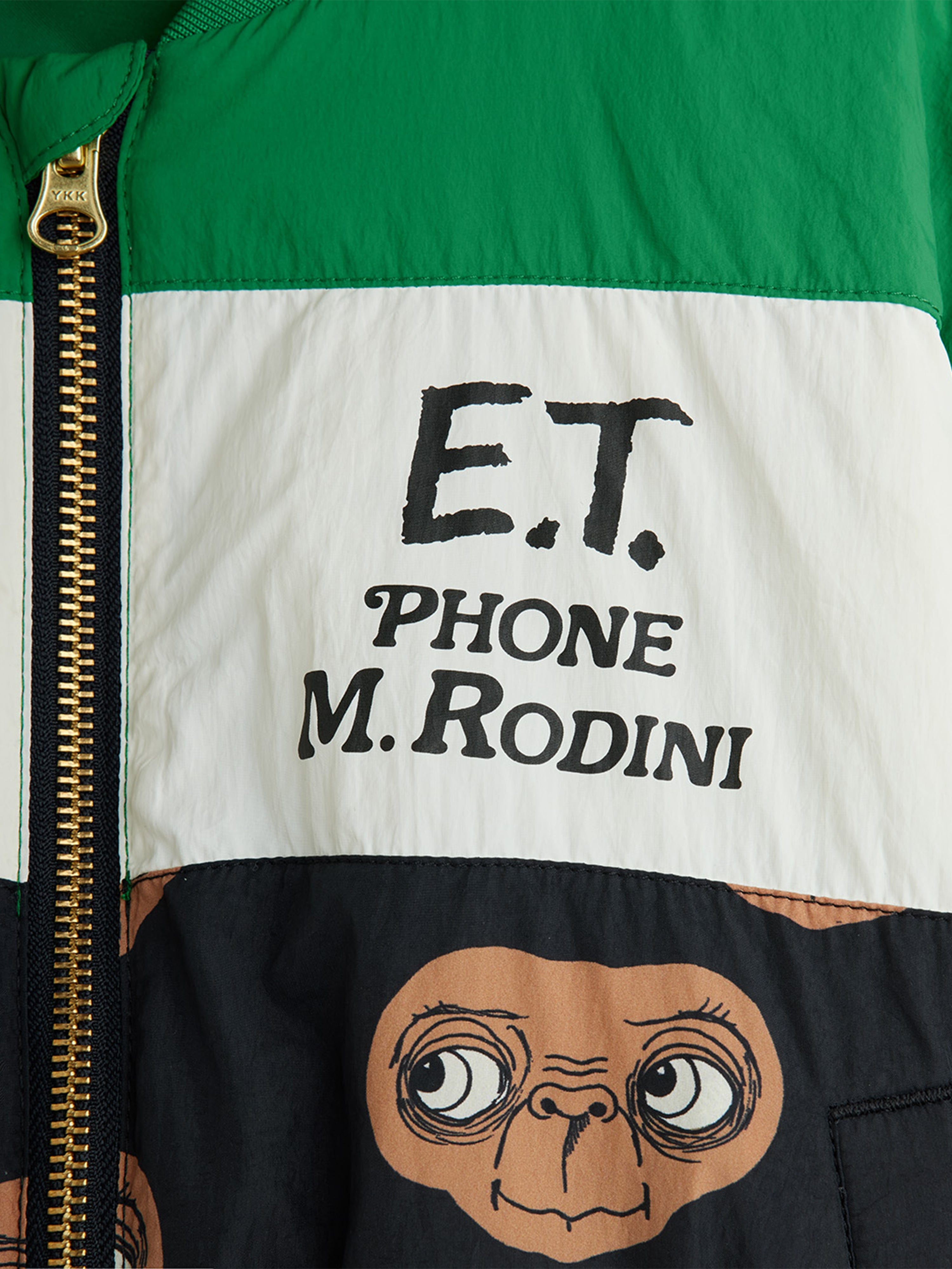 Mini Rodini Kids E.T. Baseball Jacket in Green