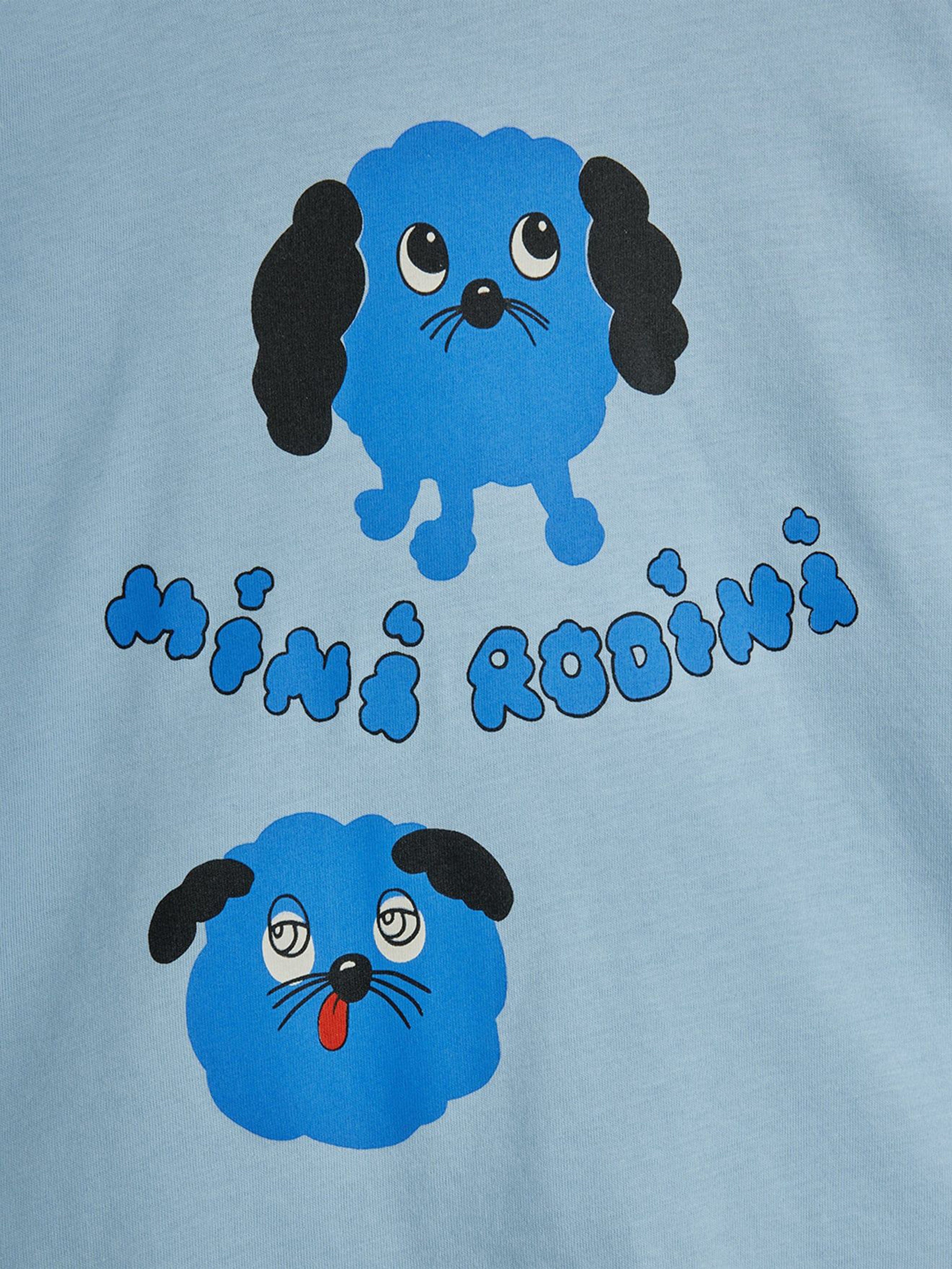 Mini Rodini Baby Doggies Long Sleeve T-Shirt in Blue