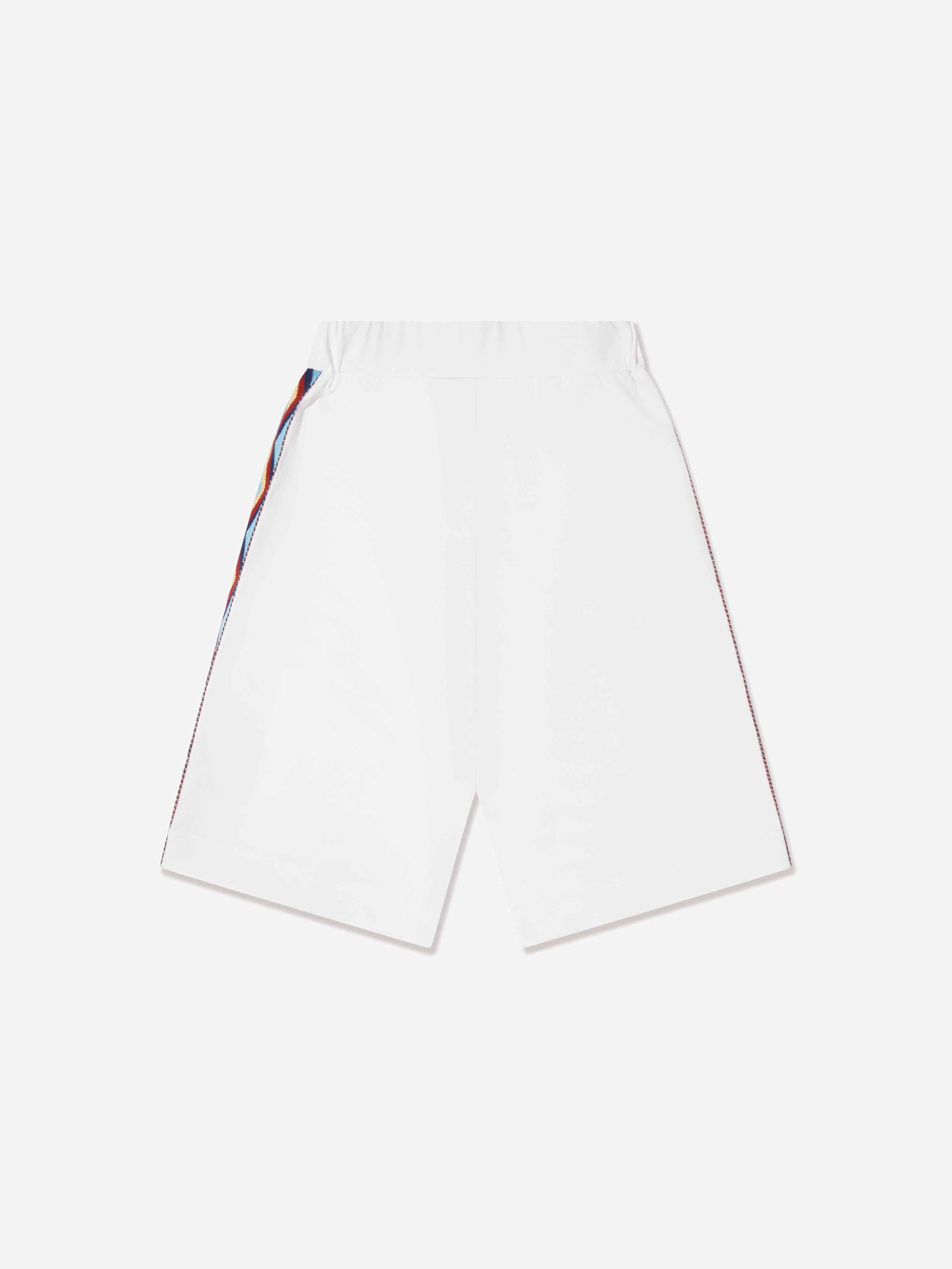 Missoni Boys Logo Jersey Shorts in White