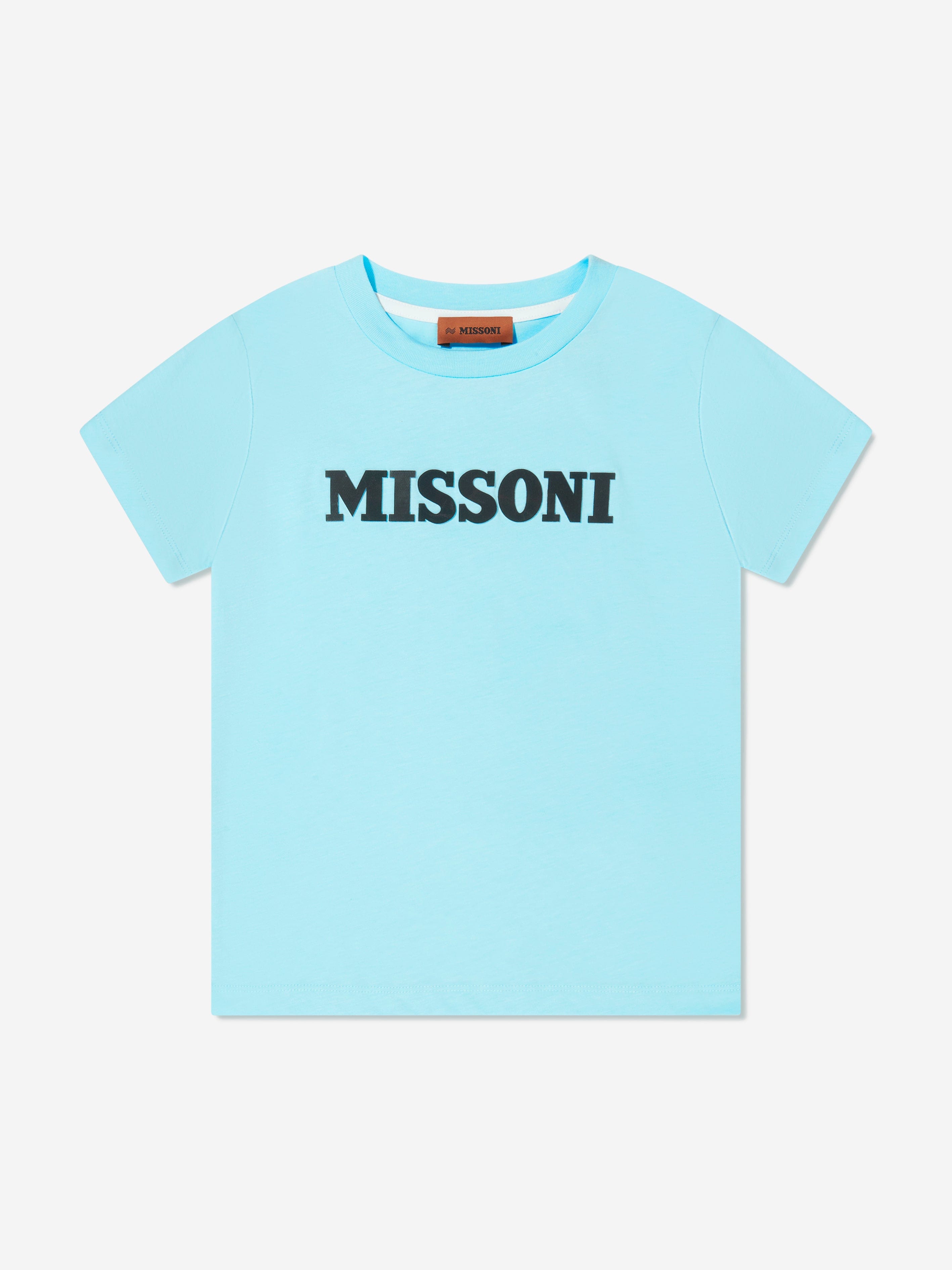 Missoni Boys Logo T-Shirt in Blue