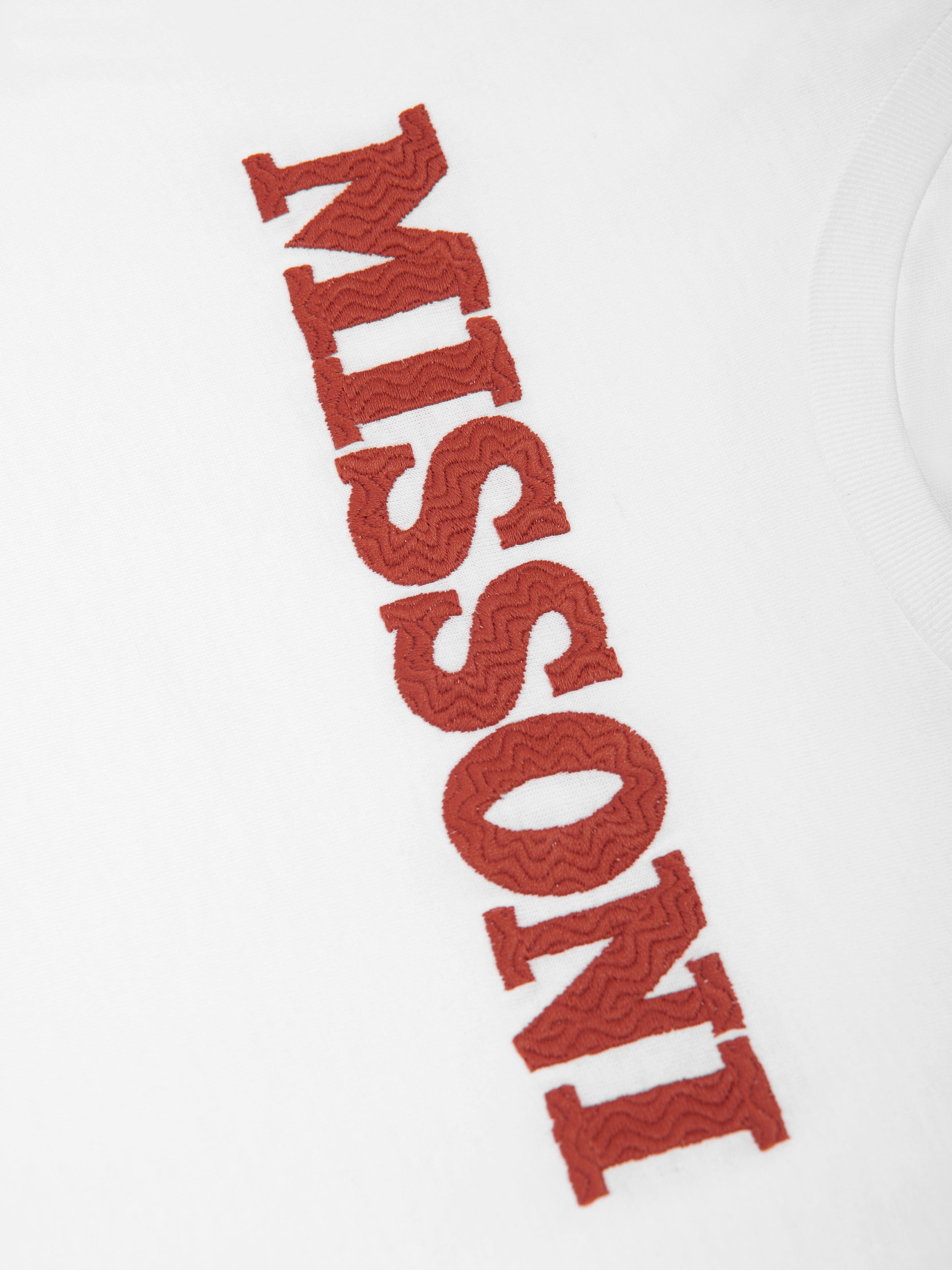 Missoni Boys Logo T-Shirt in White