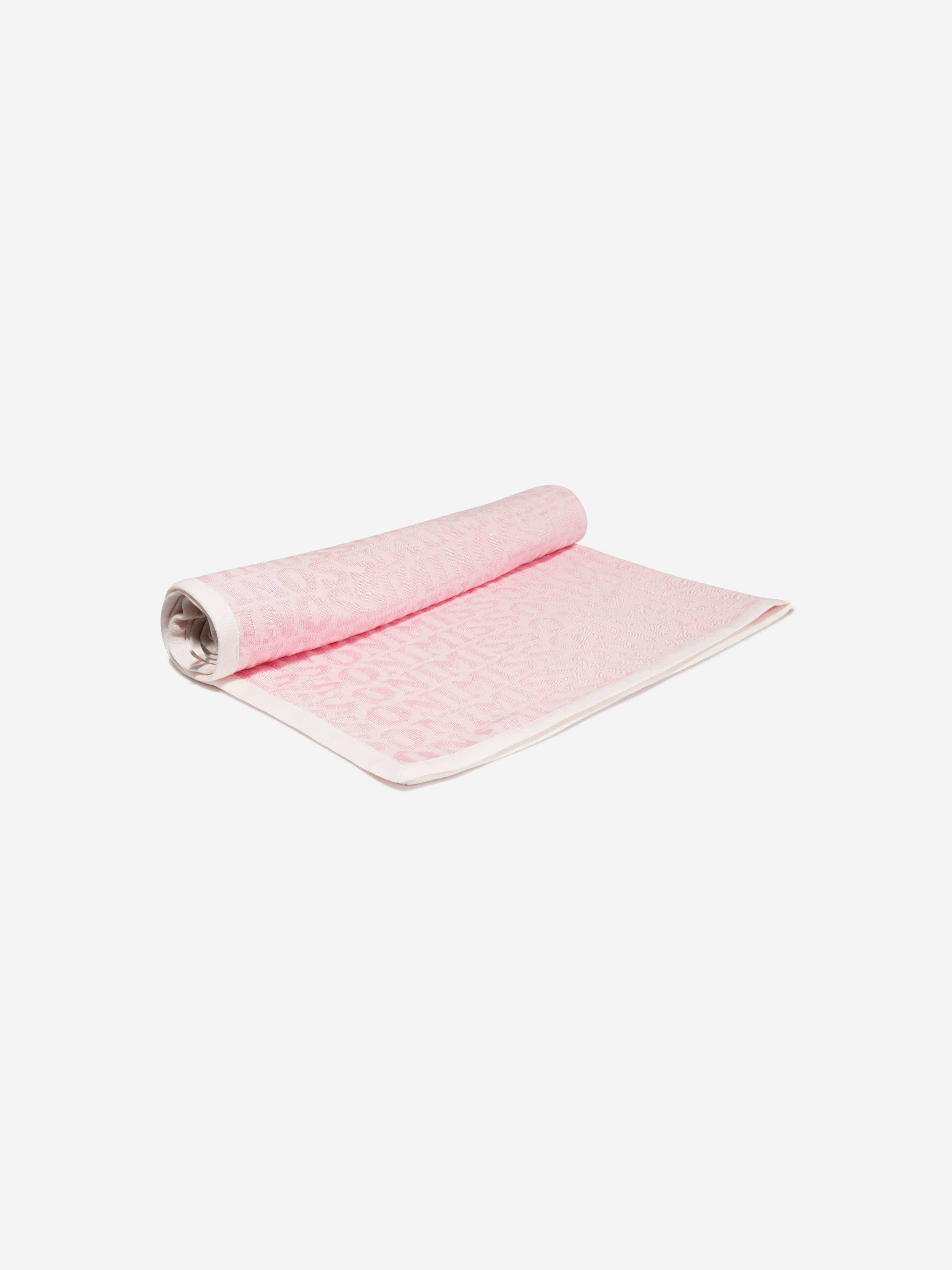 Missoni Baby Girls Logo Blanket in Pink