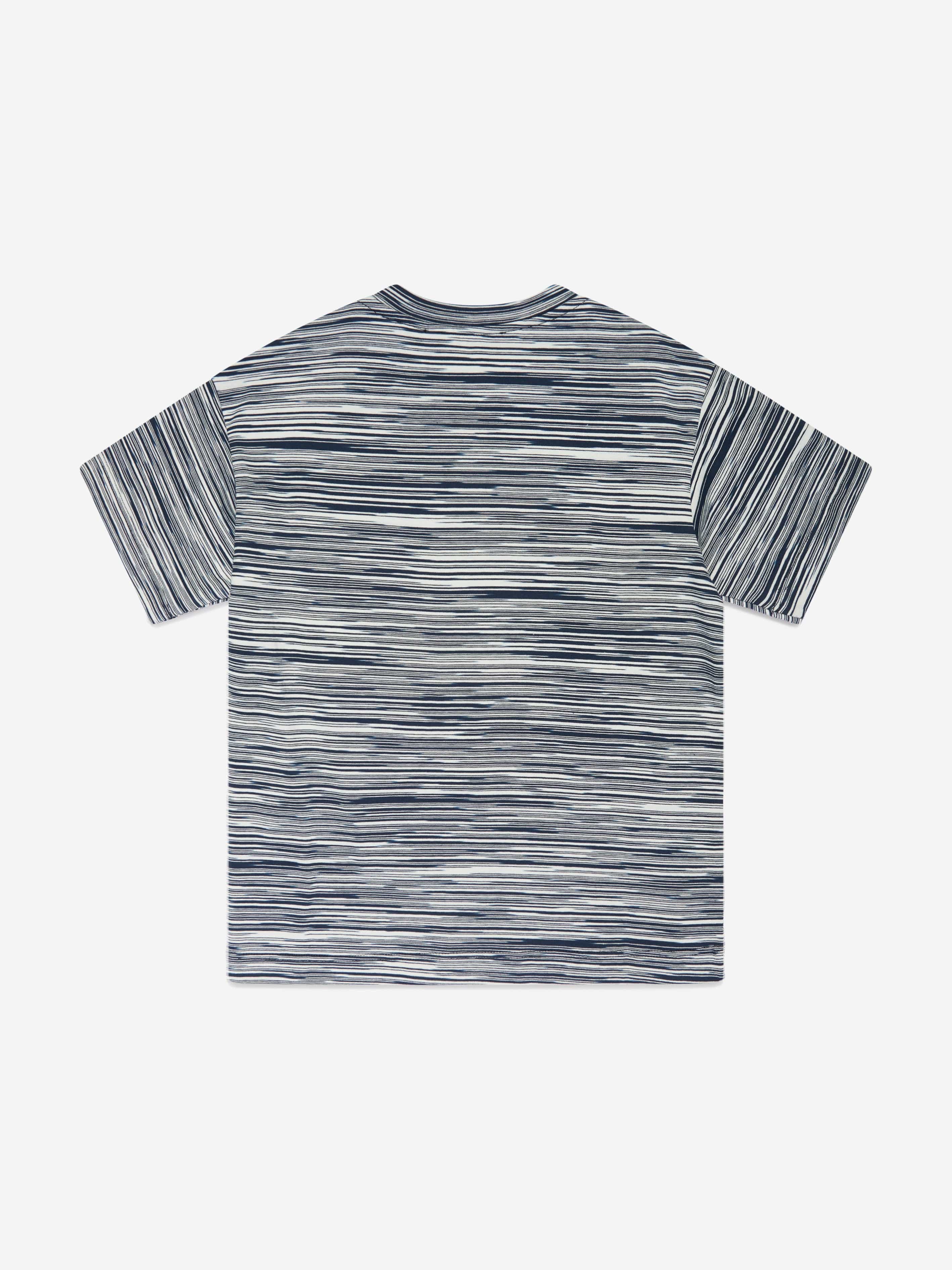 Missoni Boys Striped T-Shirt in Blue