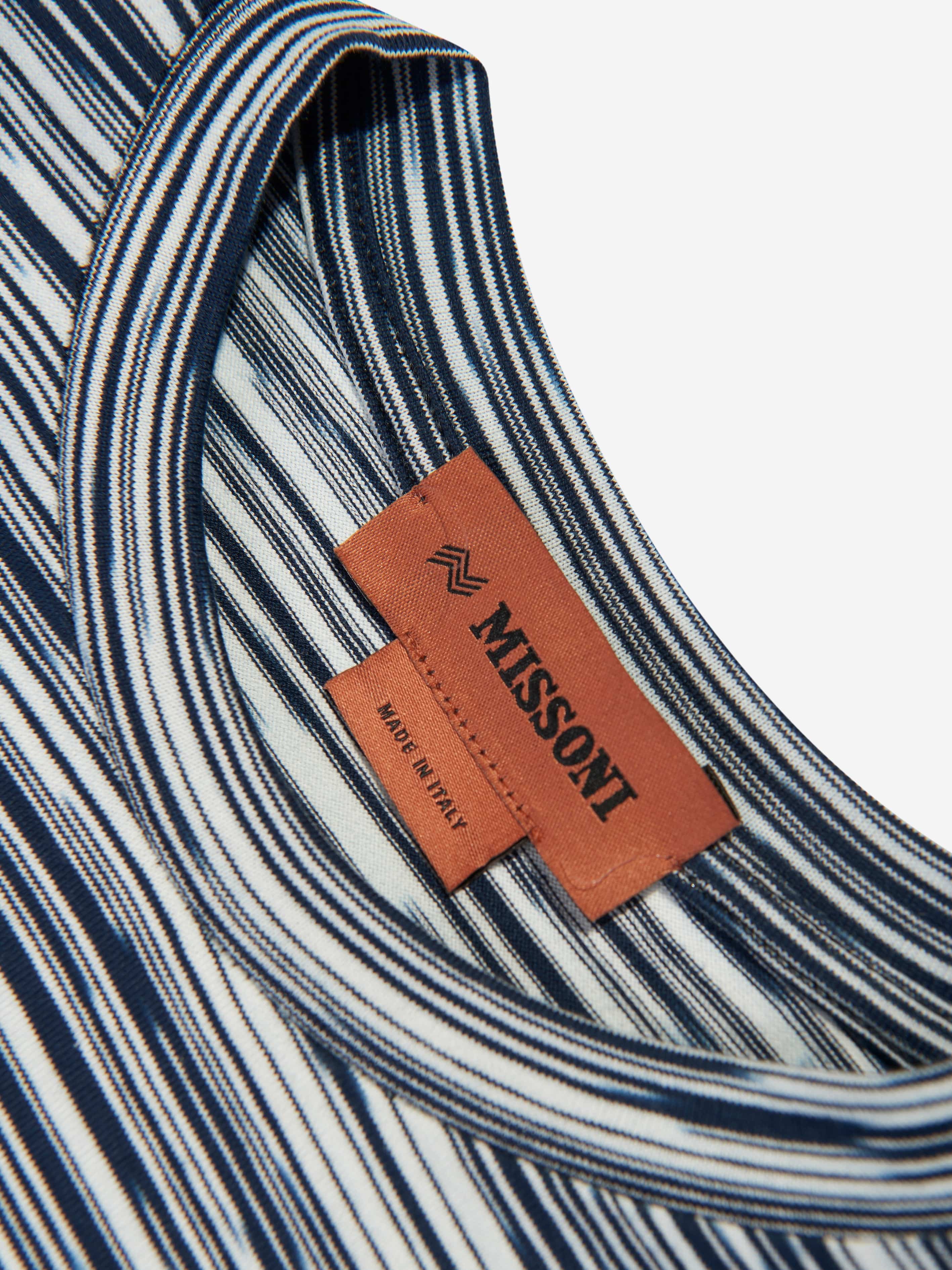 Missoni Boys Striped T-Shirt in Blue