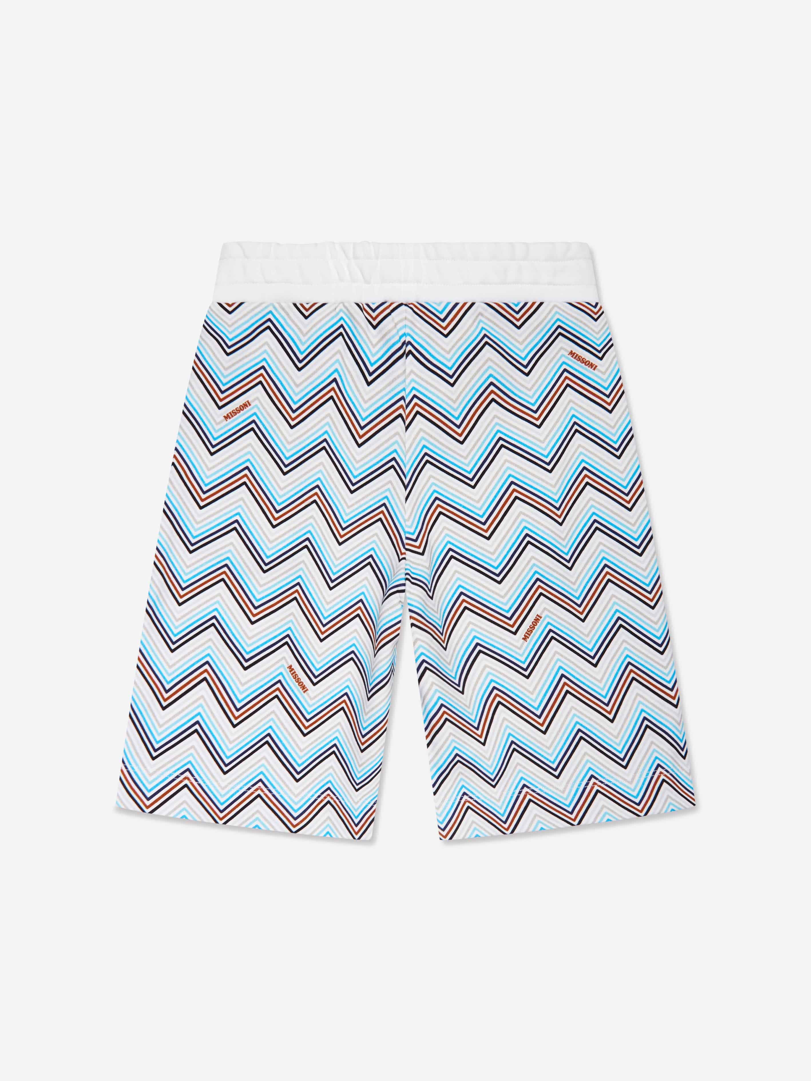 Missoni Boys Jersey Shorts in White