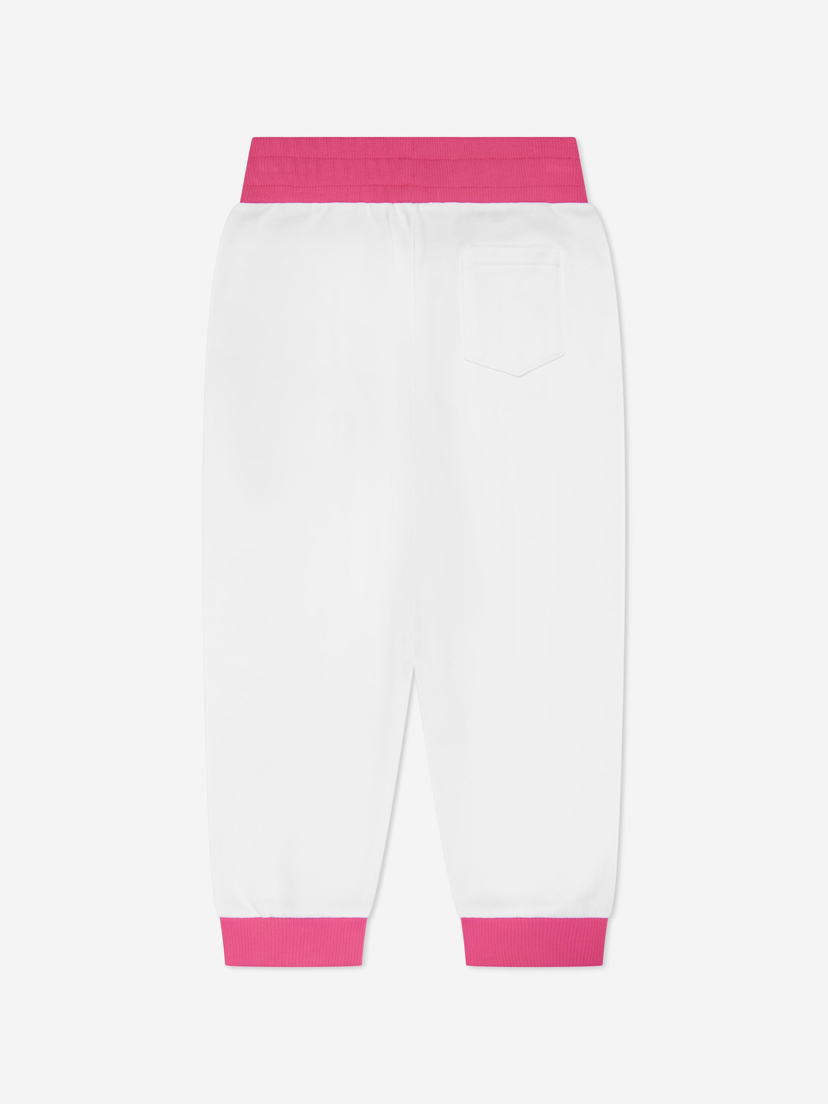 Missoni Girls Logo Joggers in White