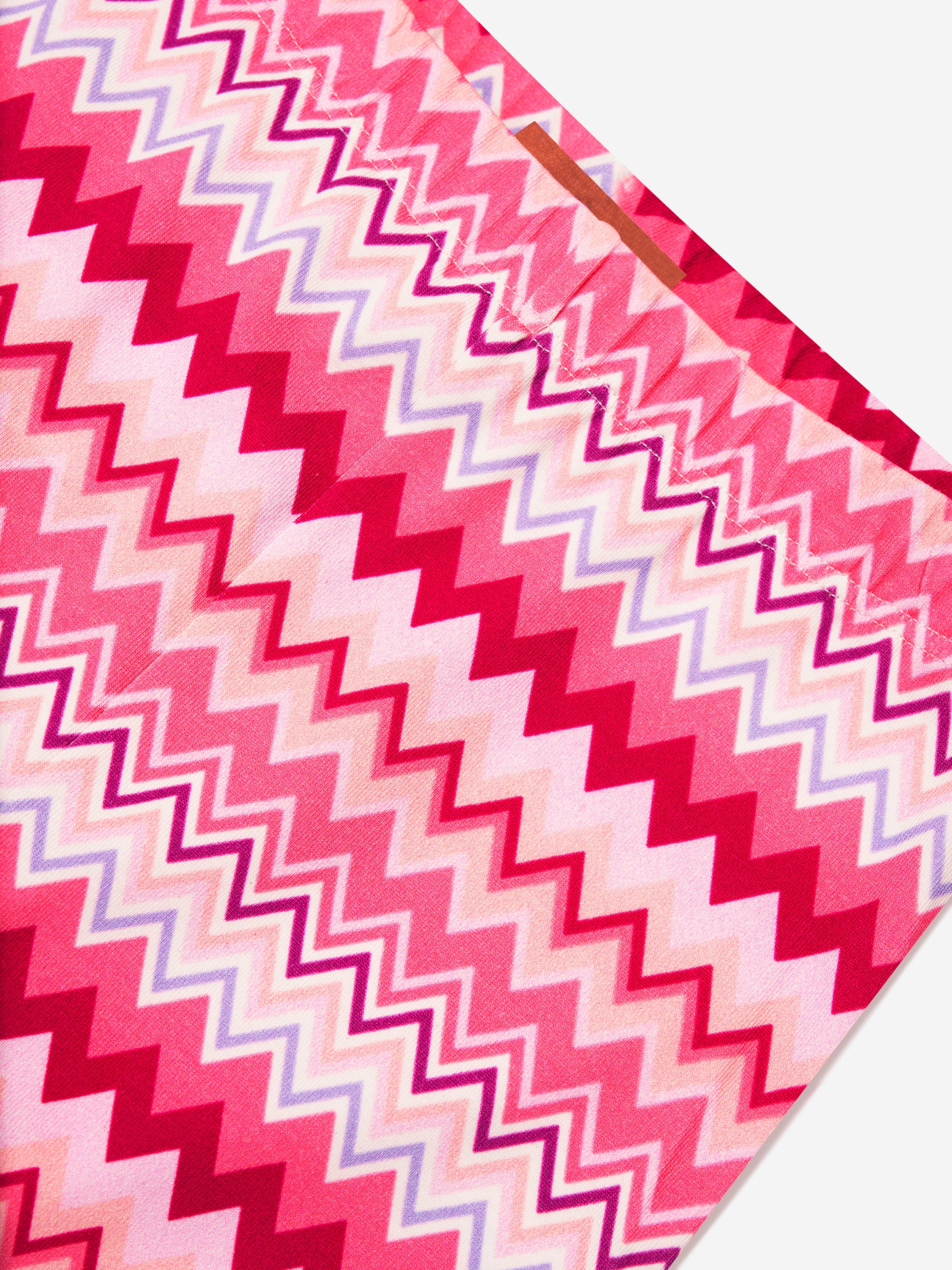 Missoni Girls Zig Zag Leggings in Pink