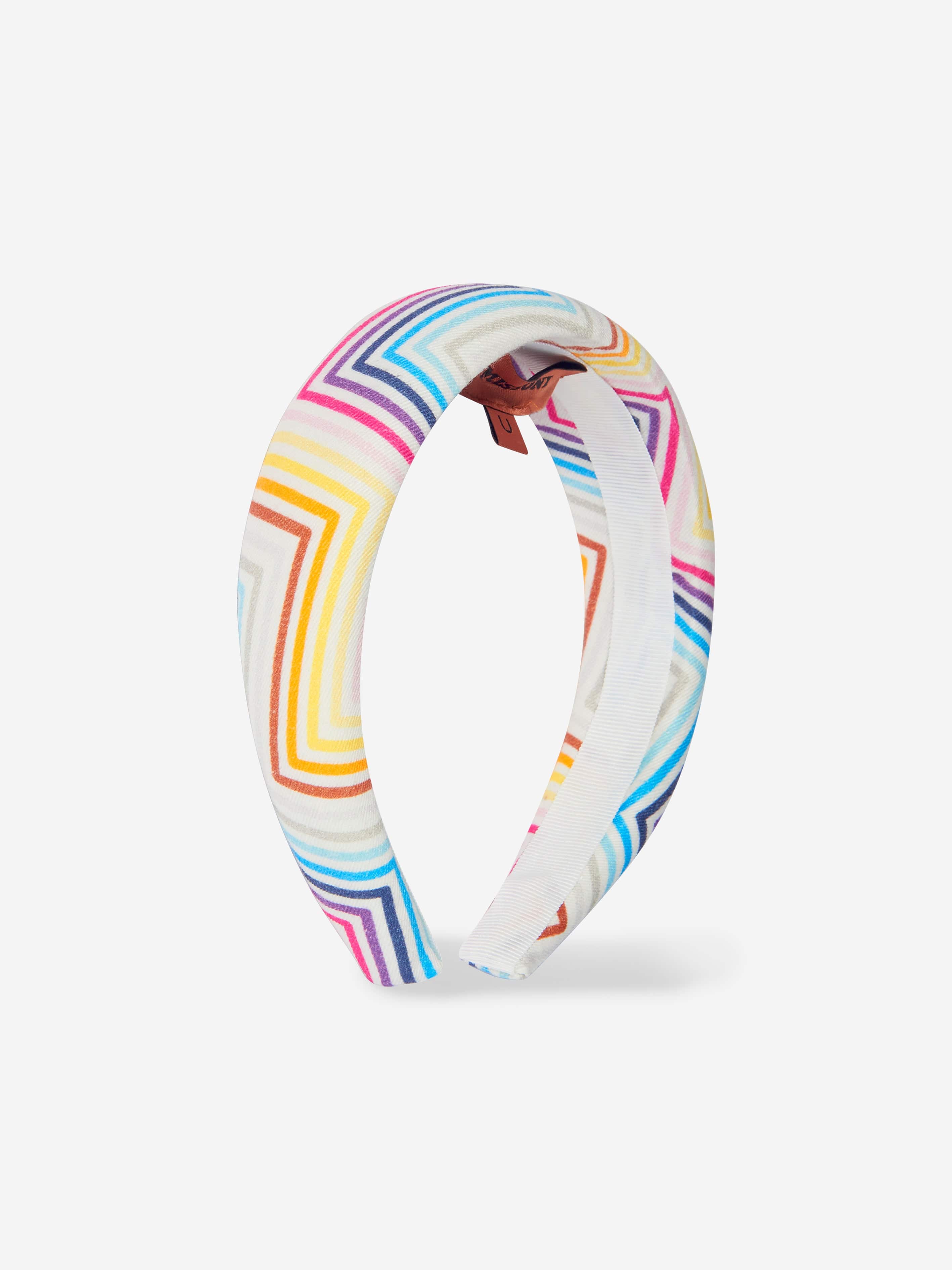 Missoni Girls Zig Zag Headband in Multicolour