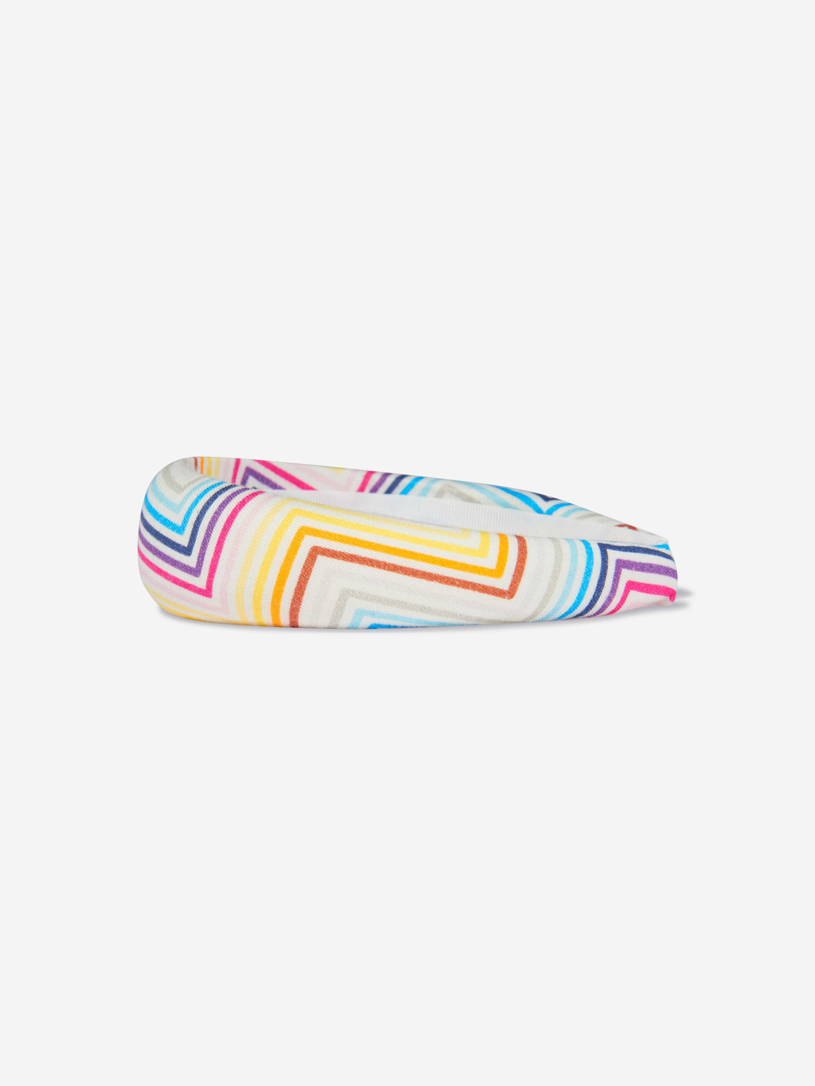 Missoni Girls Zig Zag Headband in Multicolour