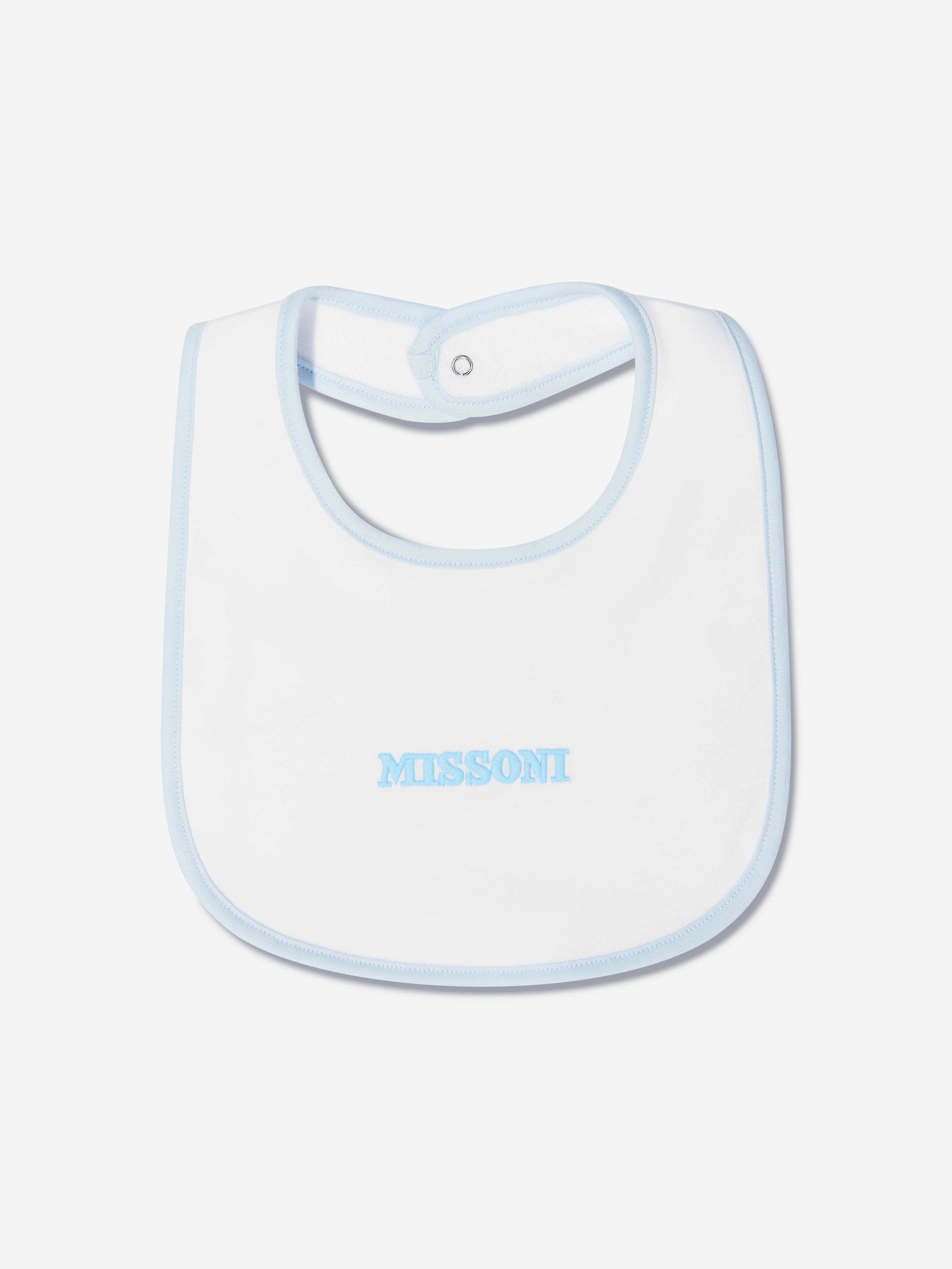 Missoni Baby Boys Logo Babygrow Gift Set in White