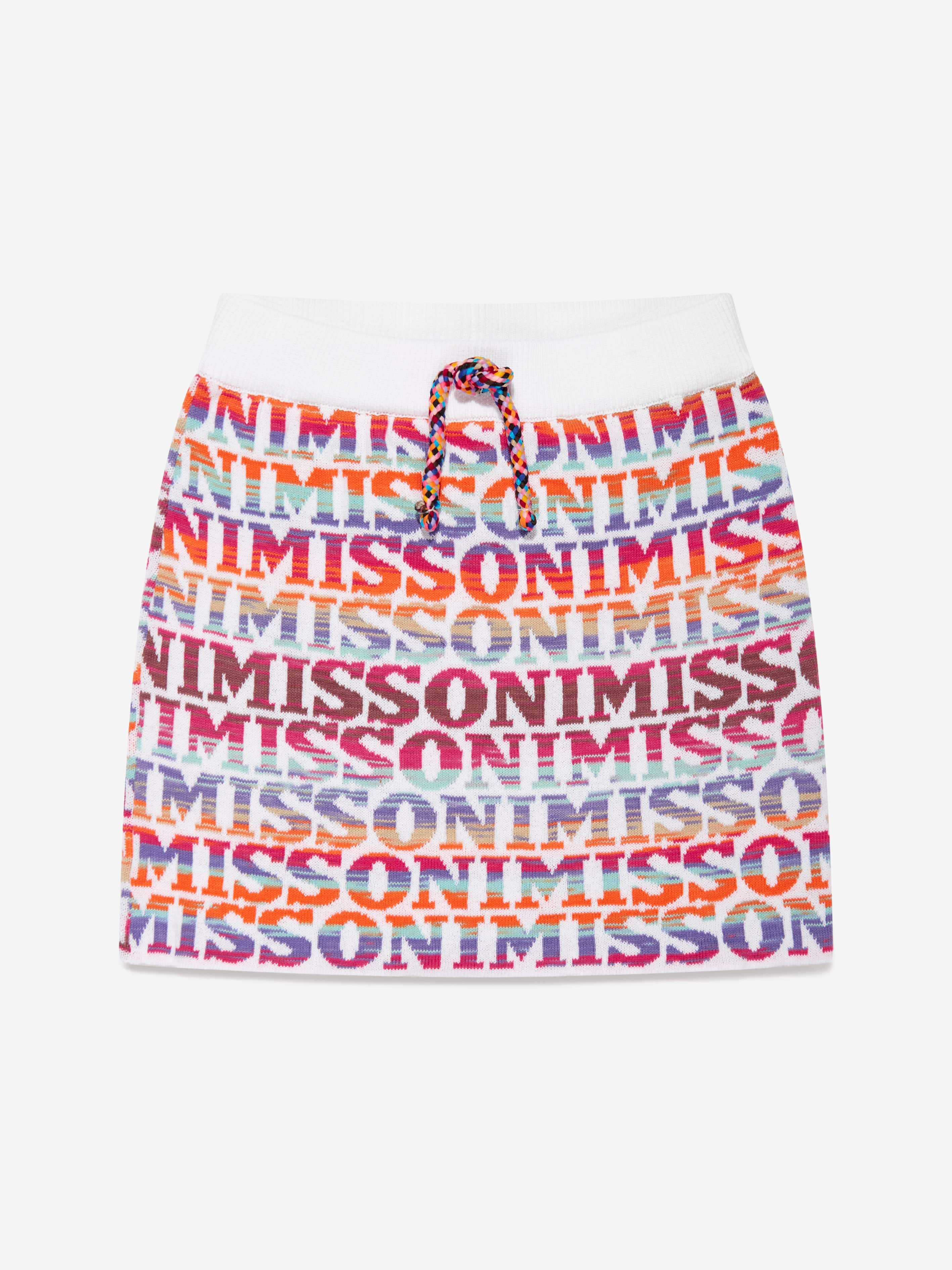 Missoni Girls Logo Skirt in Multicolour