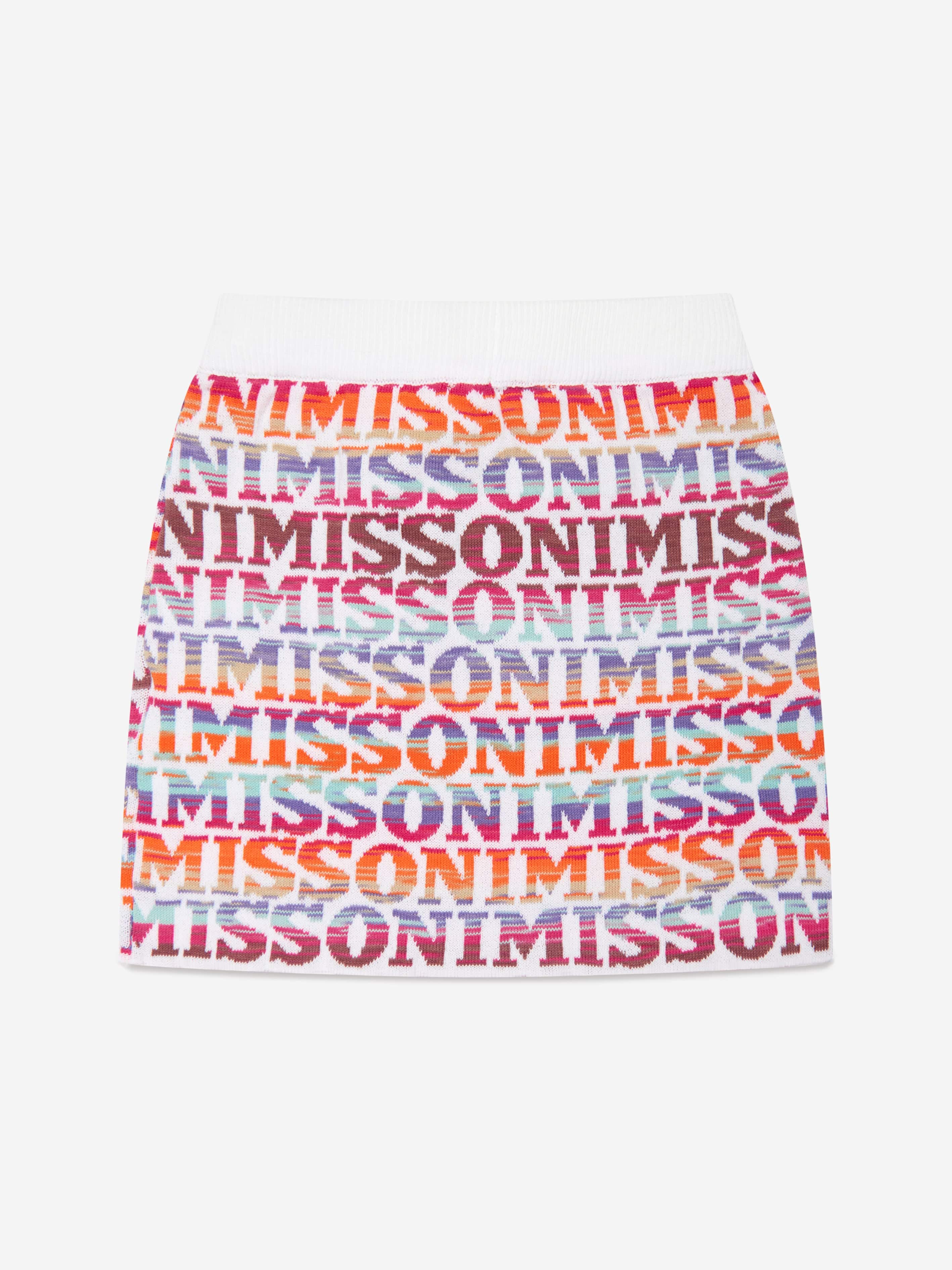 Missoni Girls Logo Skirt in Multicolour