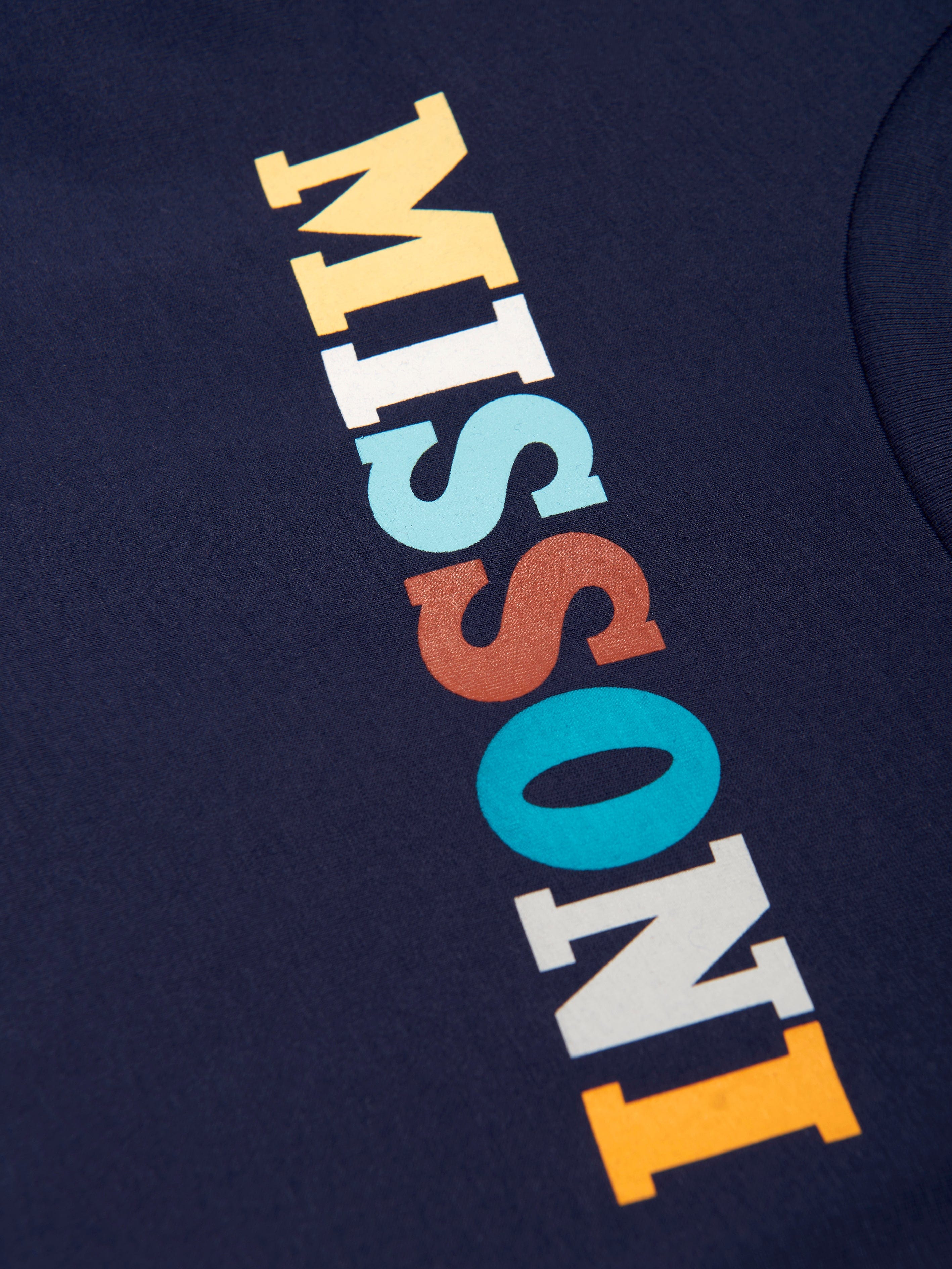 Missoni Boys Logo T-Shirt in Blue