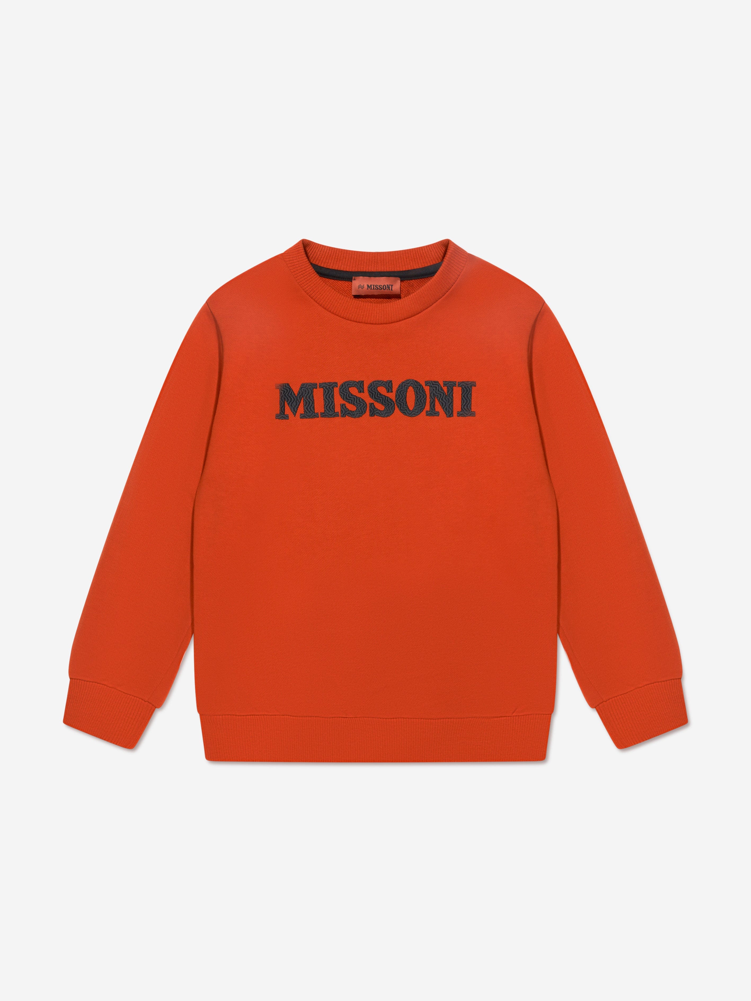 Missoni Boys Logo Sweatshirt in Brown