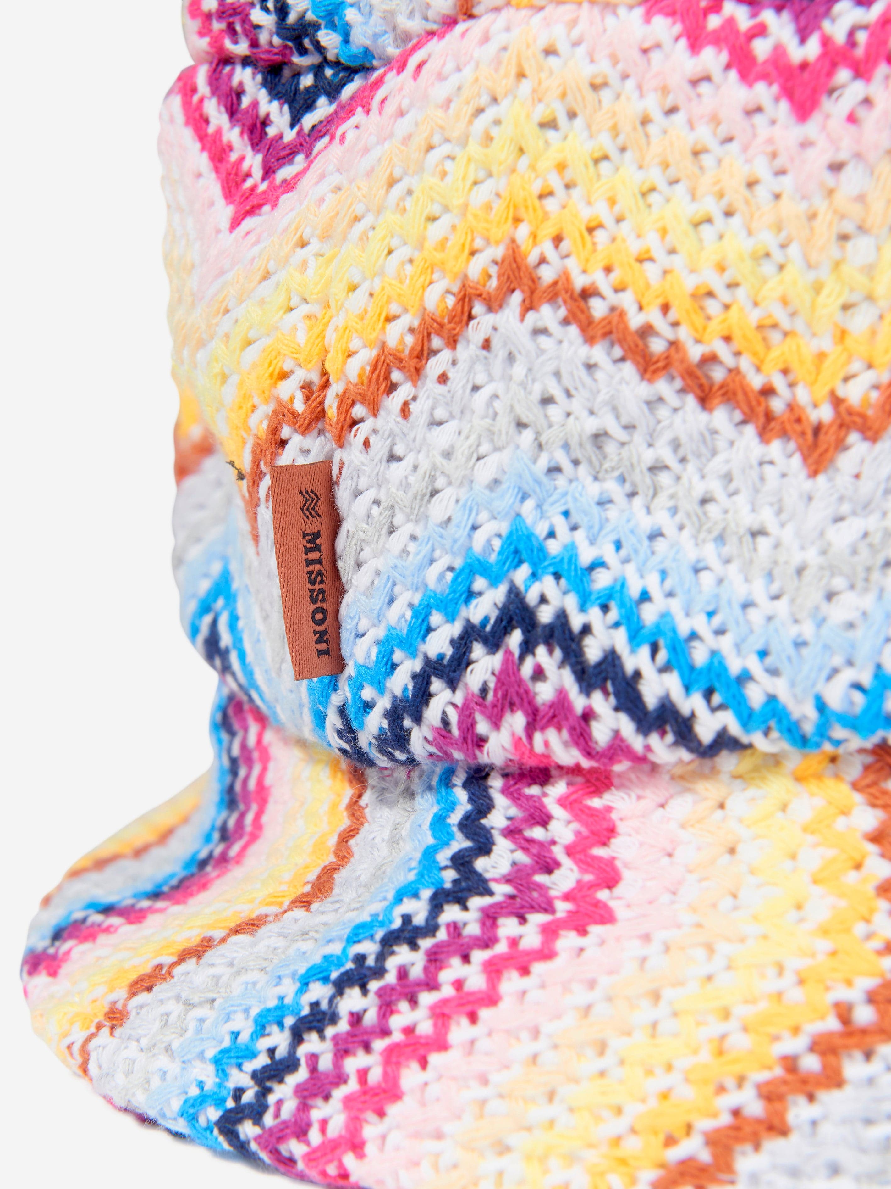 Missoni Girls Zig Zag Hat in Multicolour