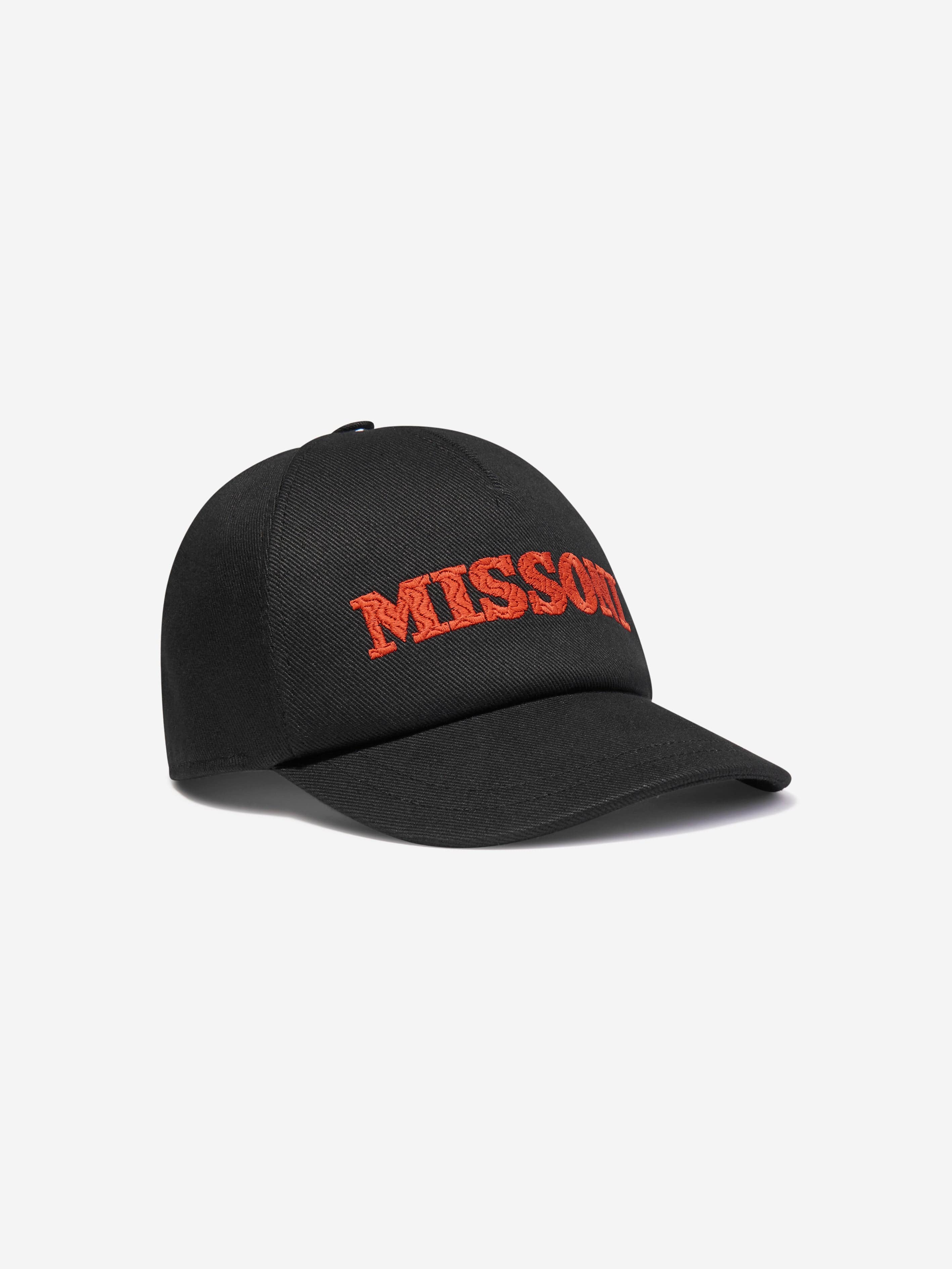 Missoni Kids Logo Cap in Black