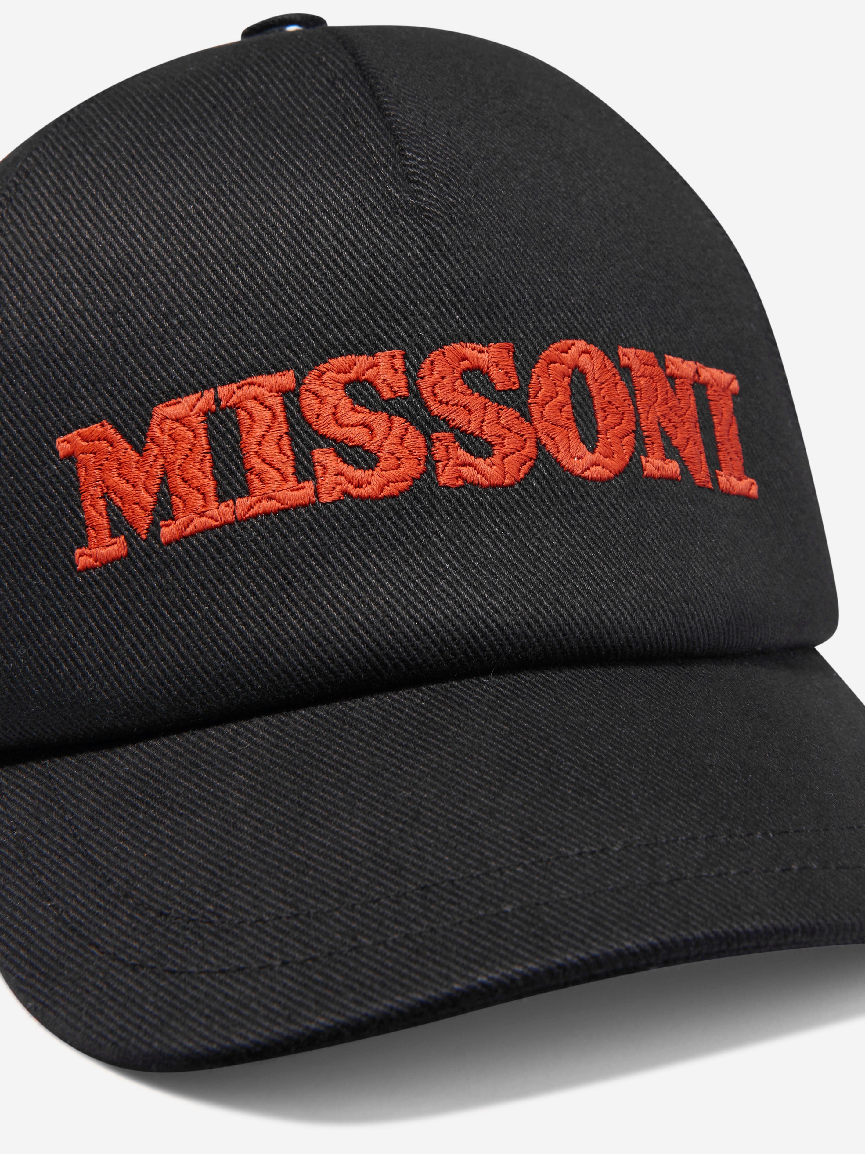 Missoni Kids Logo Cap in Black