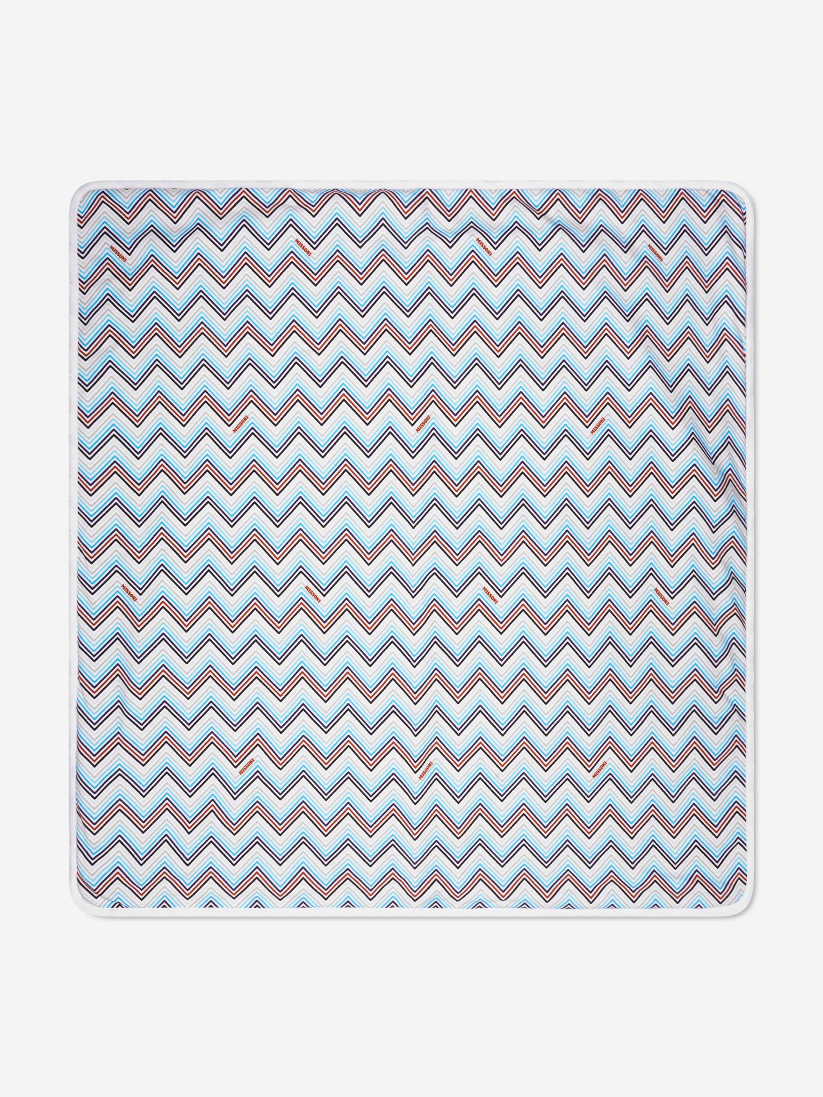 Missoni Baby Boys Zig Zag Blanket in White