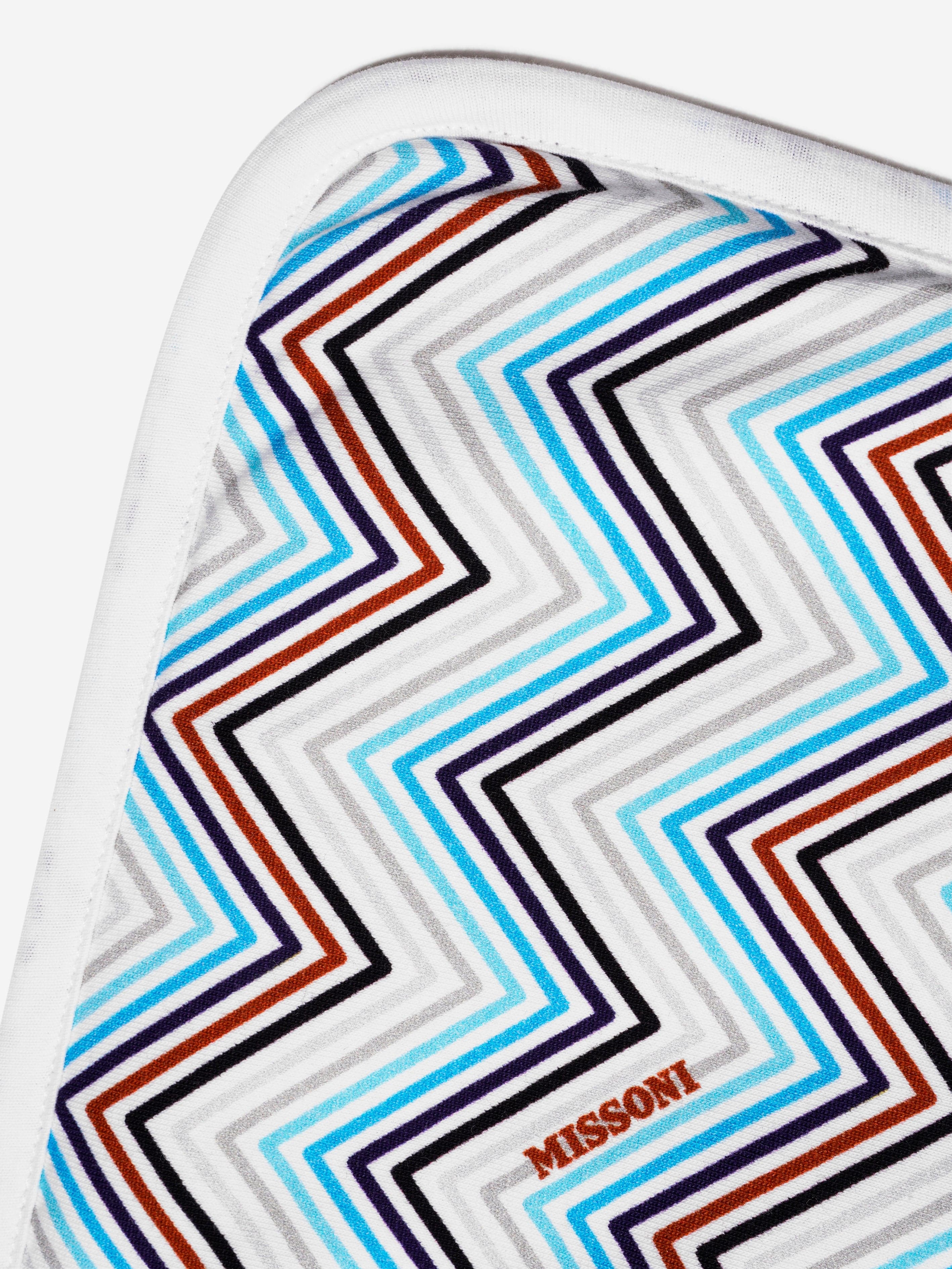 Missoni Baby Boys Zig Zag Blanket in White