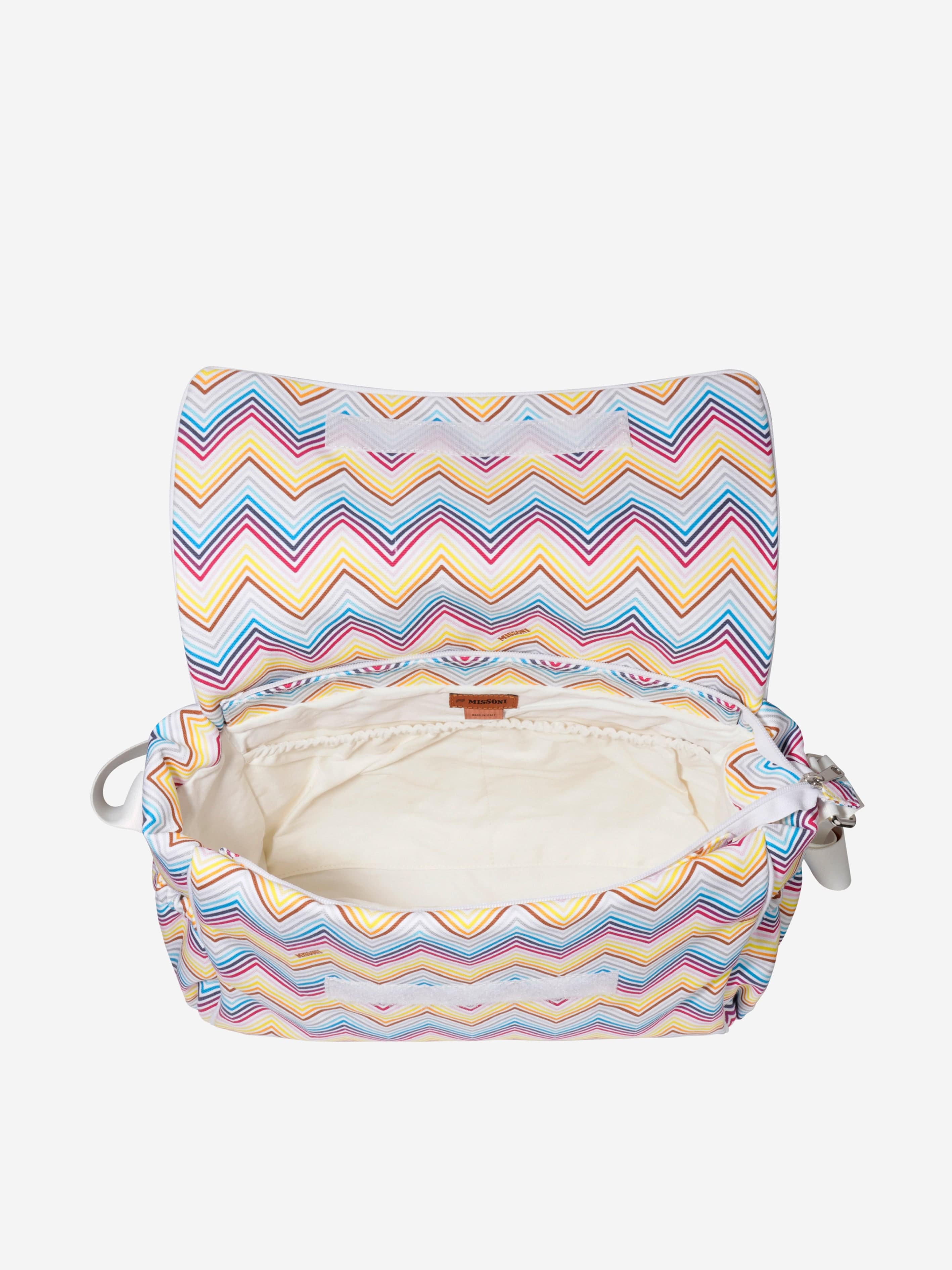 Missoni Baby Girls Zig Zag Changing Bag in Multicolour