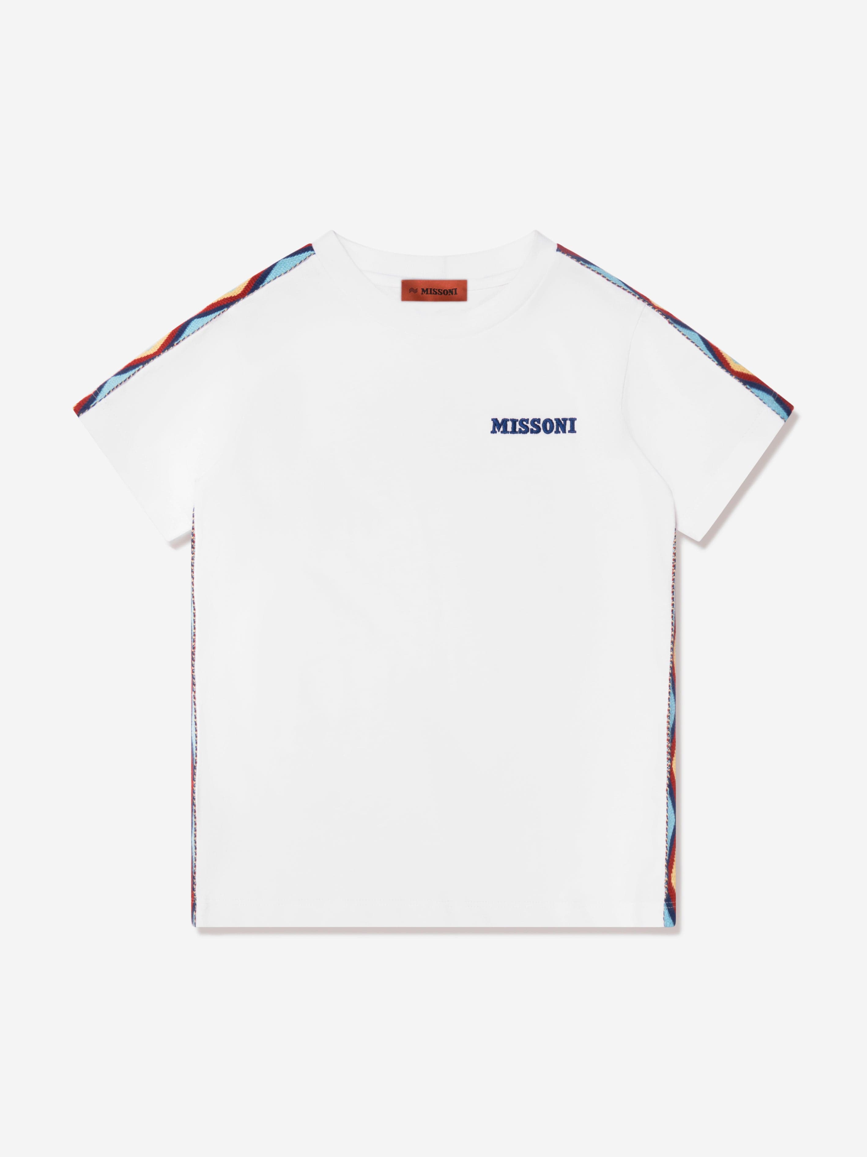 Missoni Boys Logo T-Shirt in White