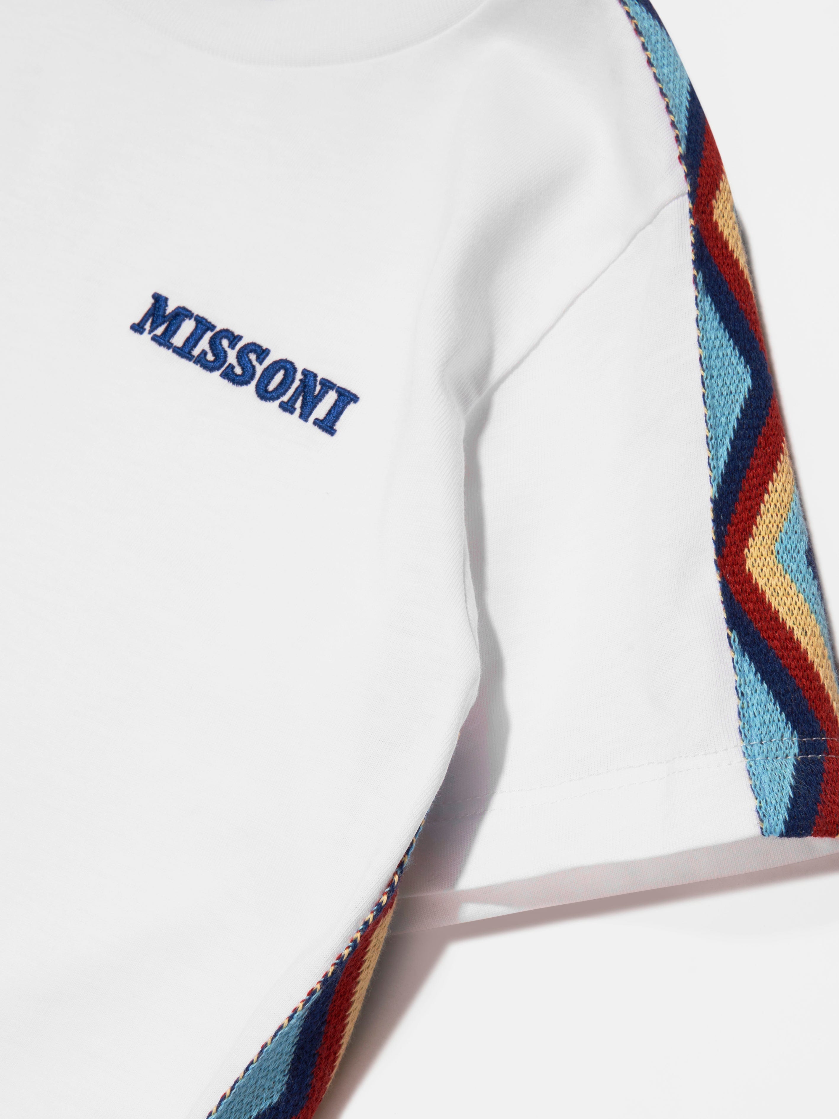 Missoni Boys Logo T-Shirt in White