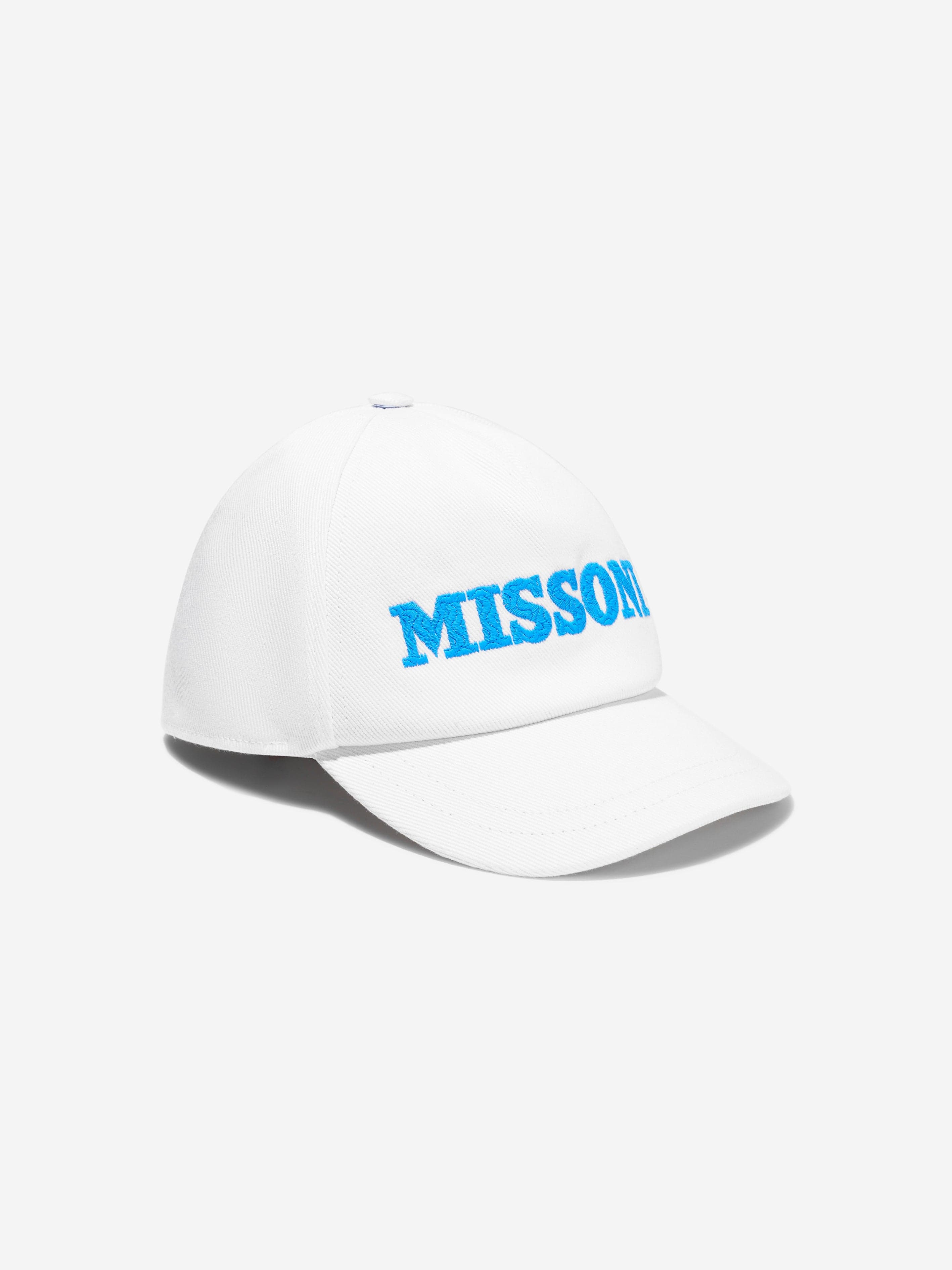 Missoni Kids Logo Cap in White