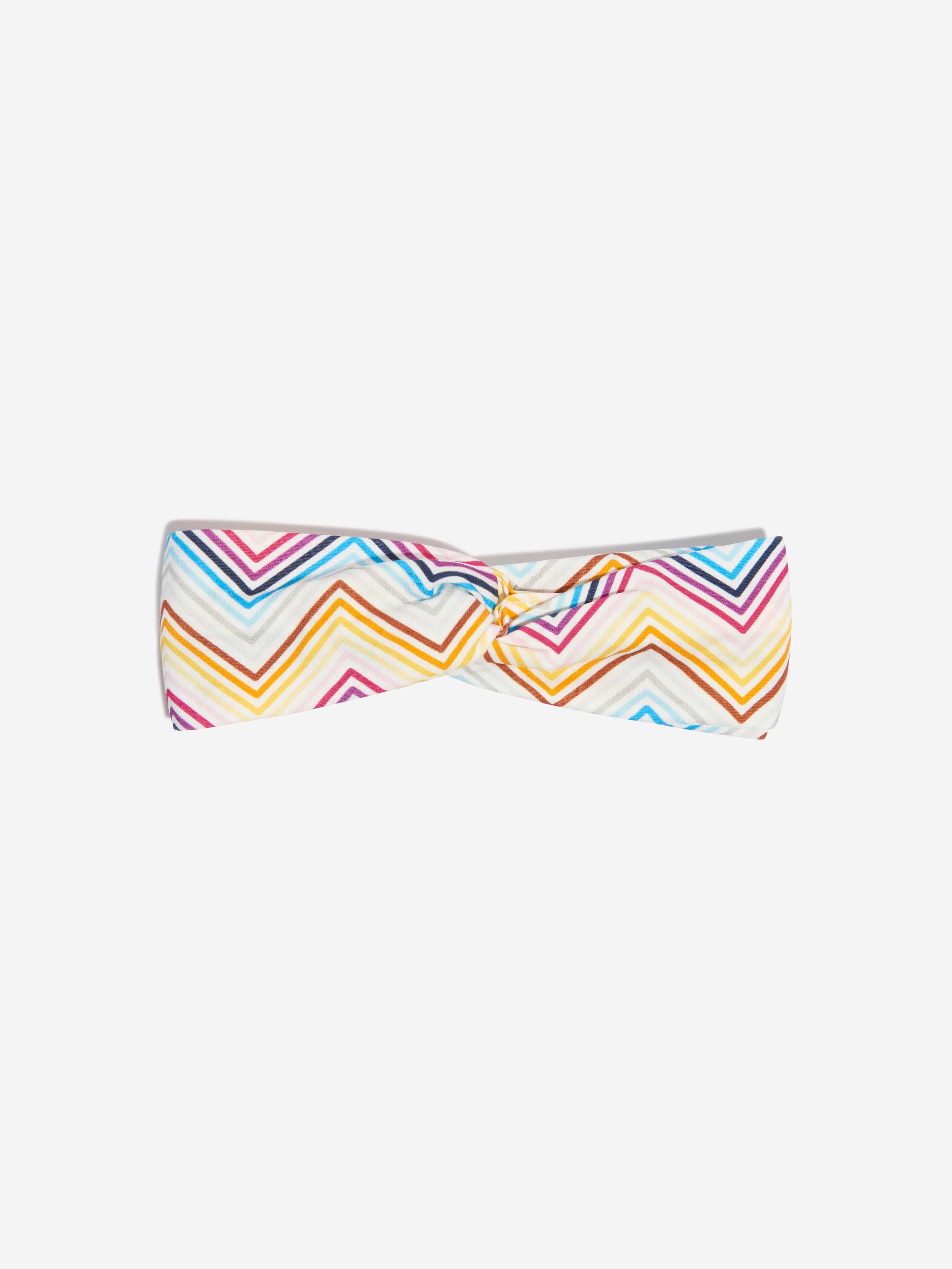 Missoni Girls Zig Zag Headband in Multicolour