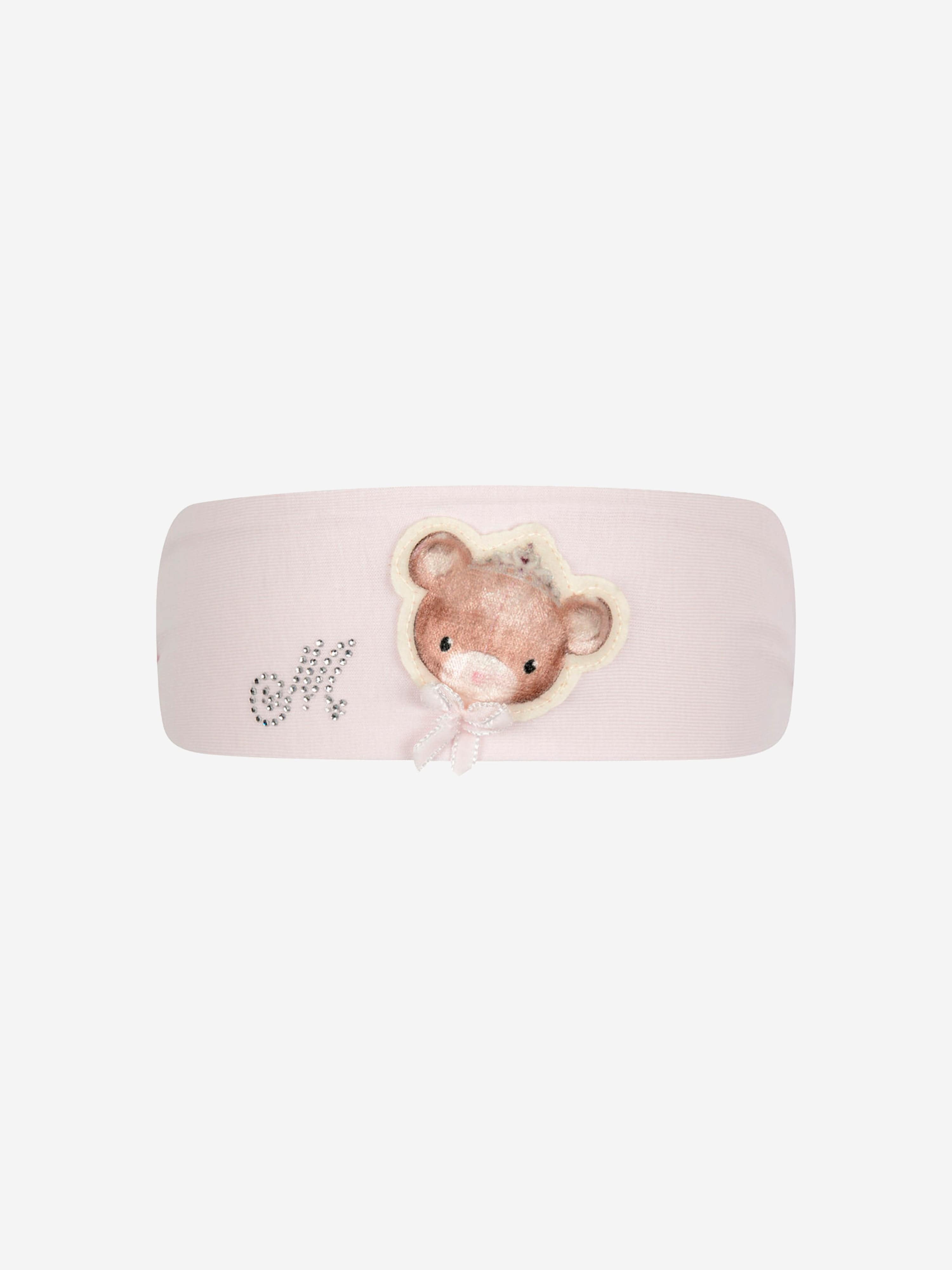 Monnalisa Baby Girls Cotton Teddy Headband