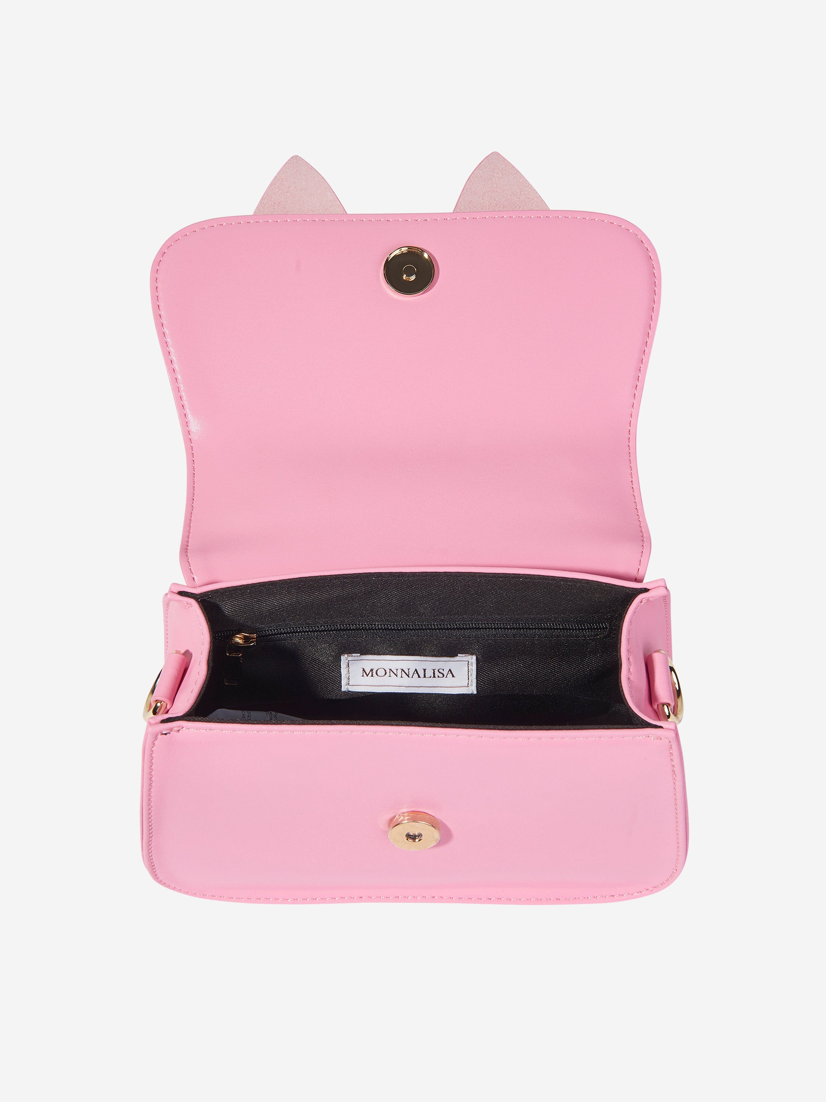 Monnalisa Girls Bow Handbag in Pink