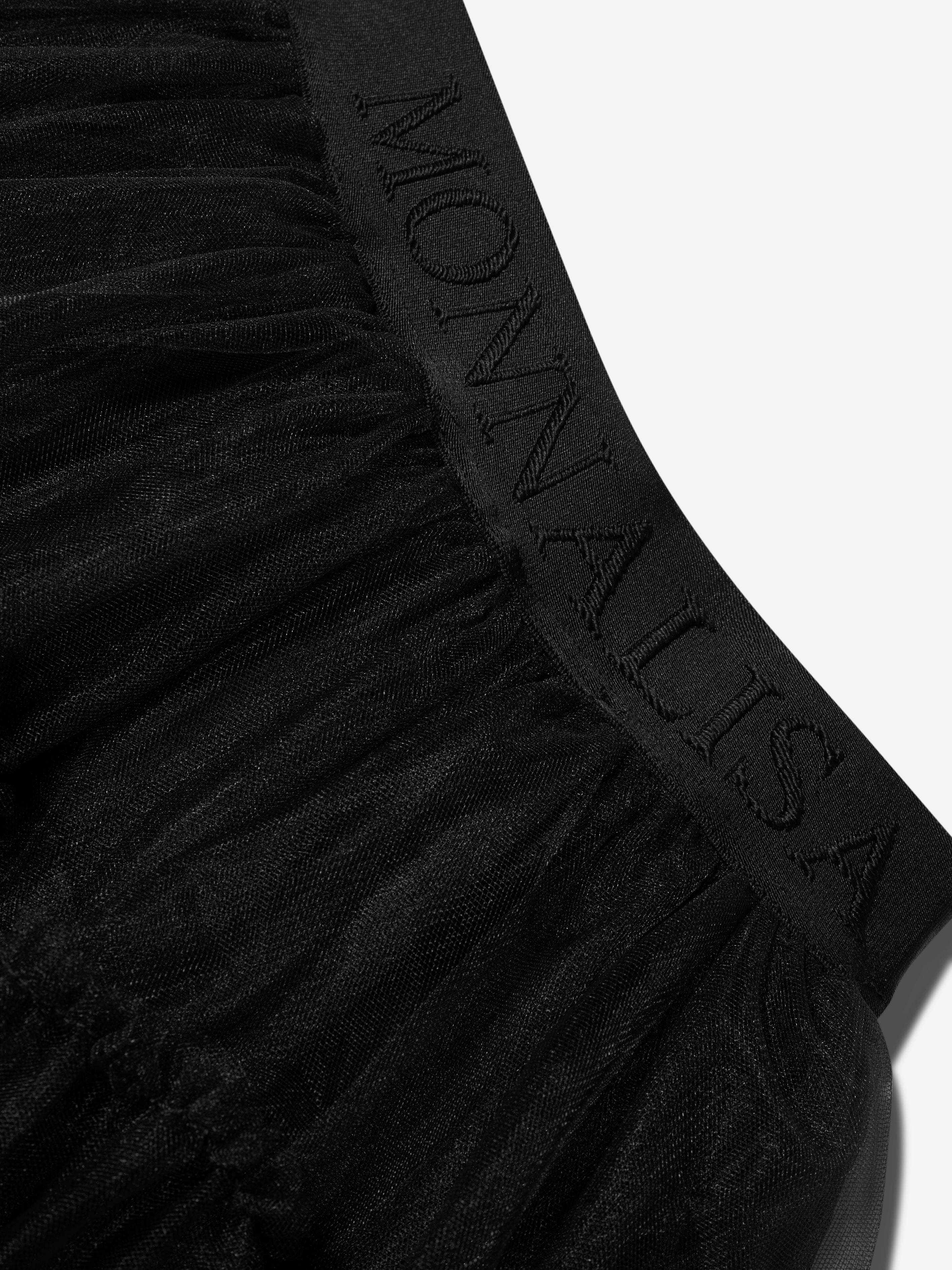 Monnalisa Girls Tulle Skirt in Black