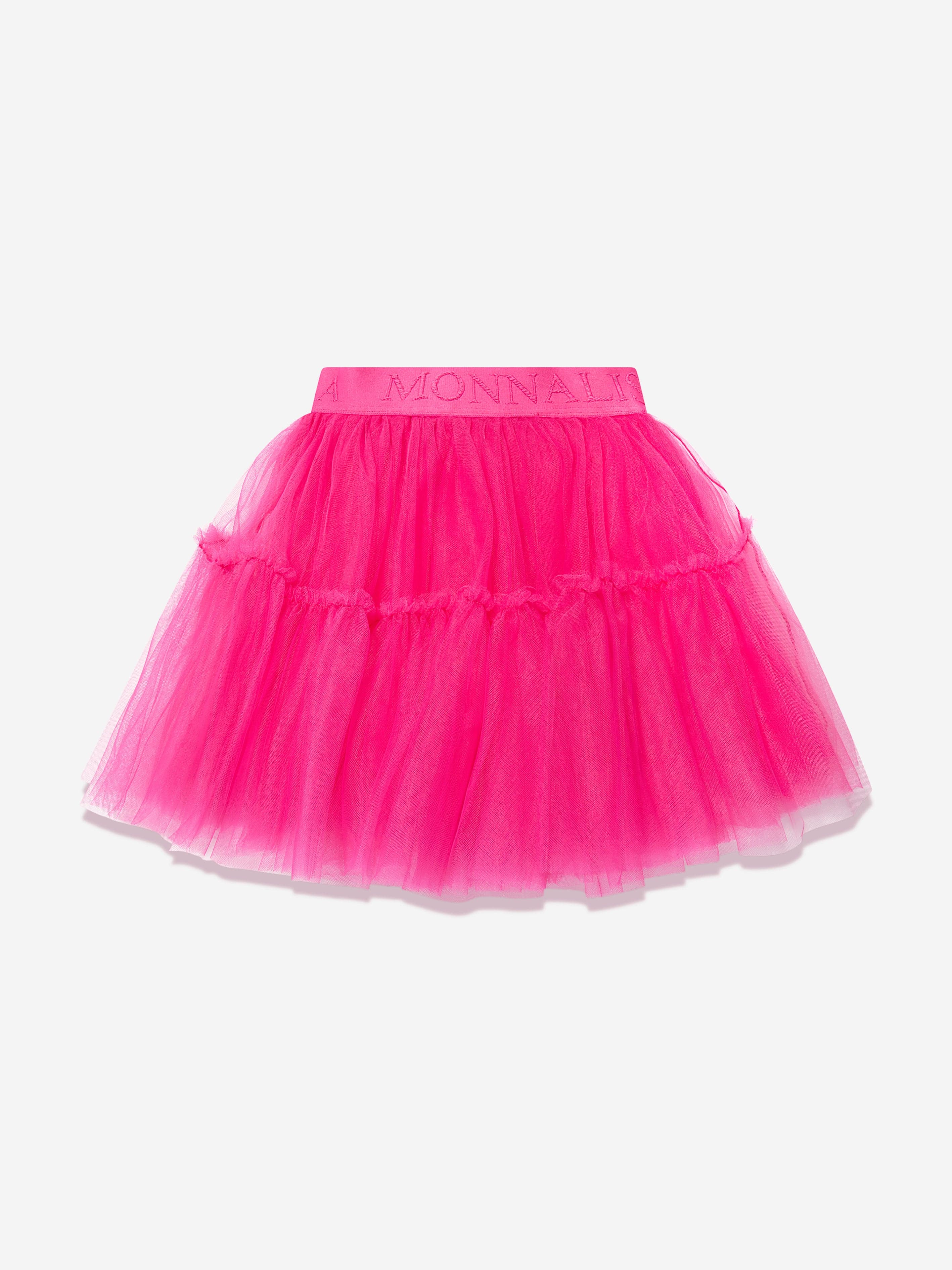 Monnalisa Girls Tulle Skirt in Pink