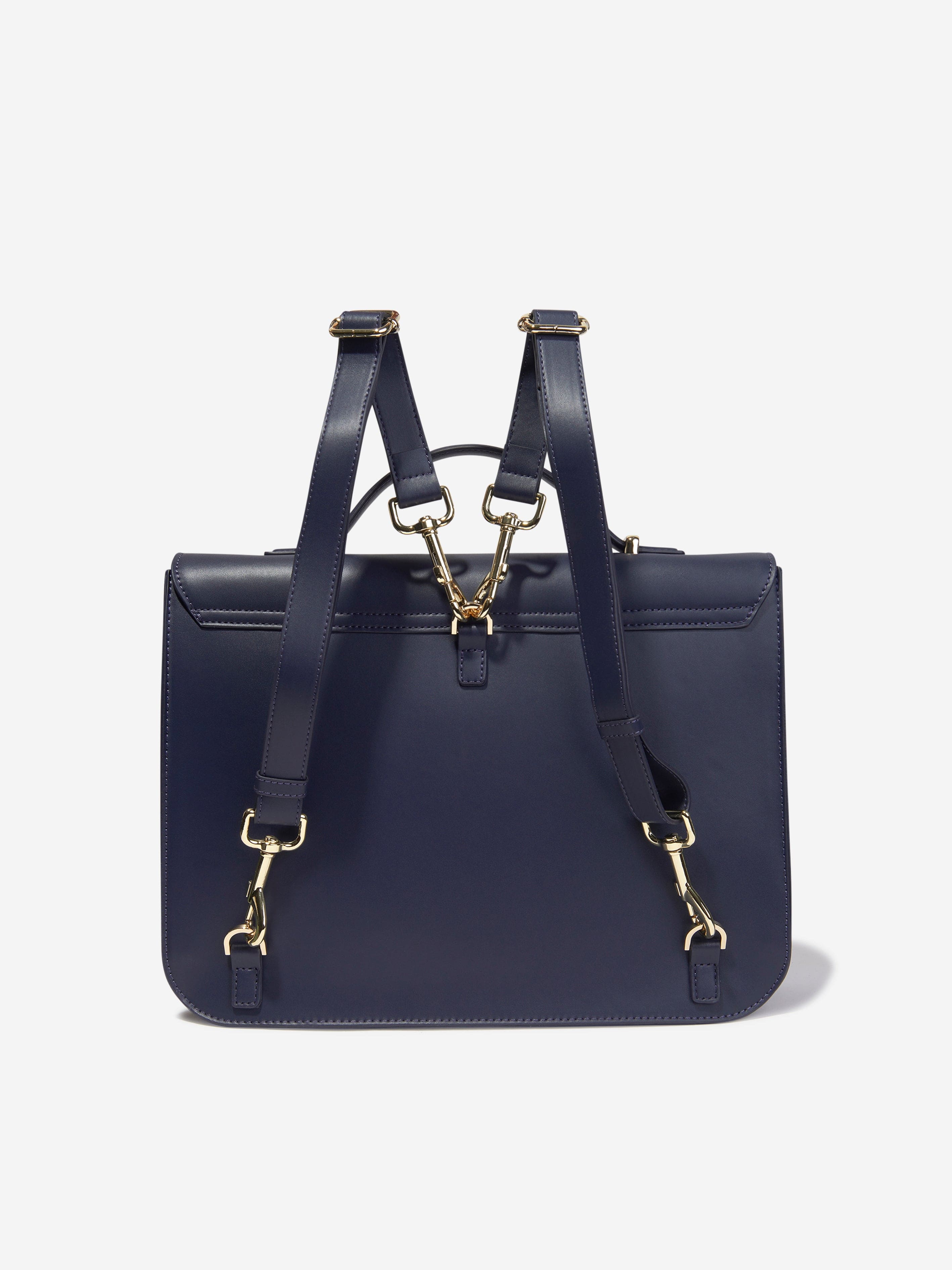 Monnalisa Girls Bow Satchel in Navy