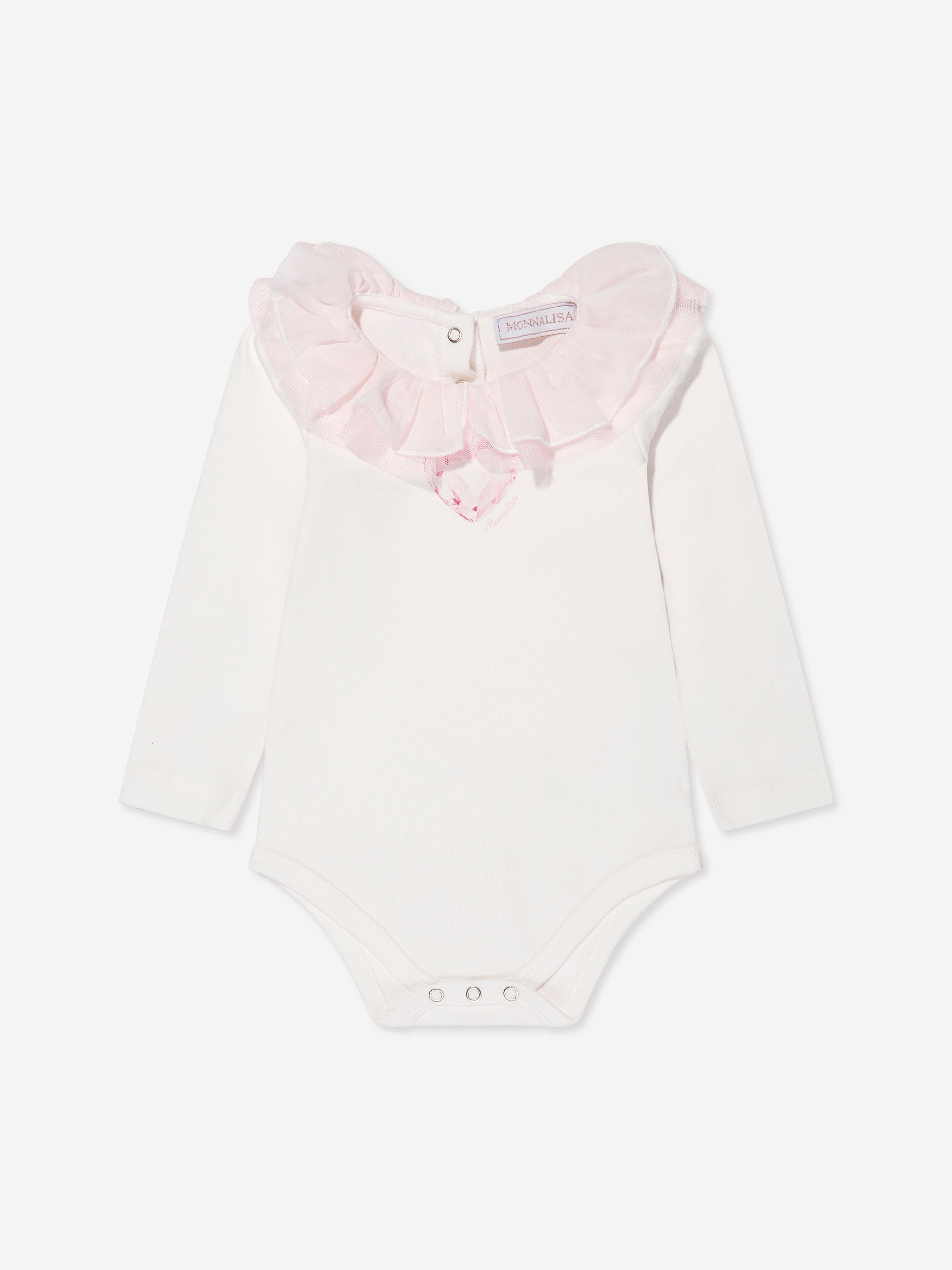 Monnalisa Baby Girls Bodysuit And Tutu Set in Cream