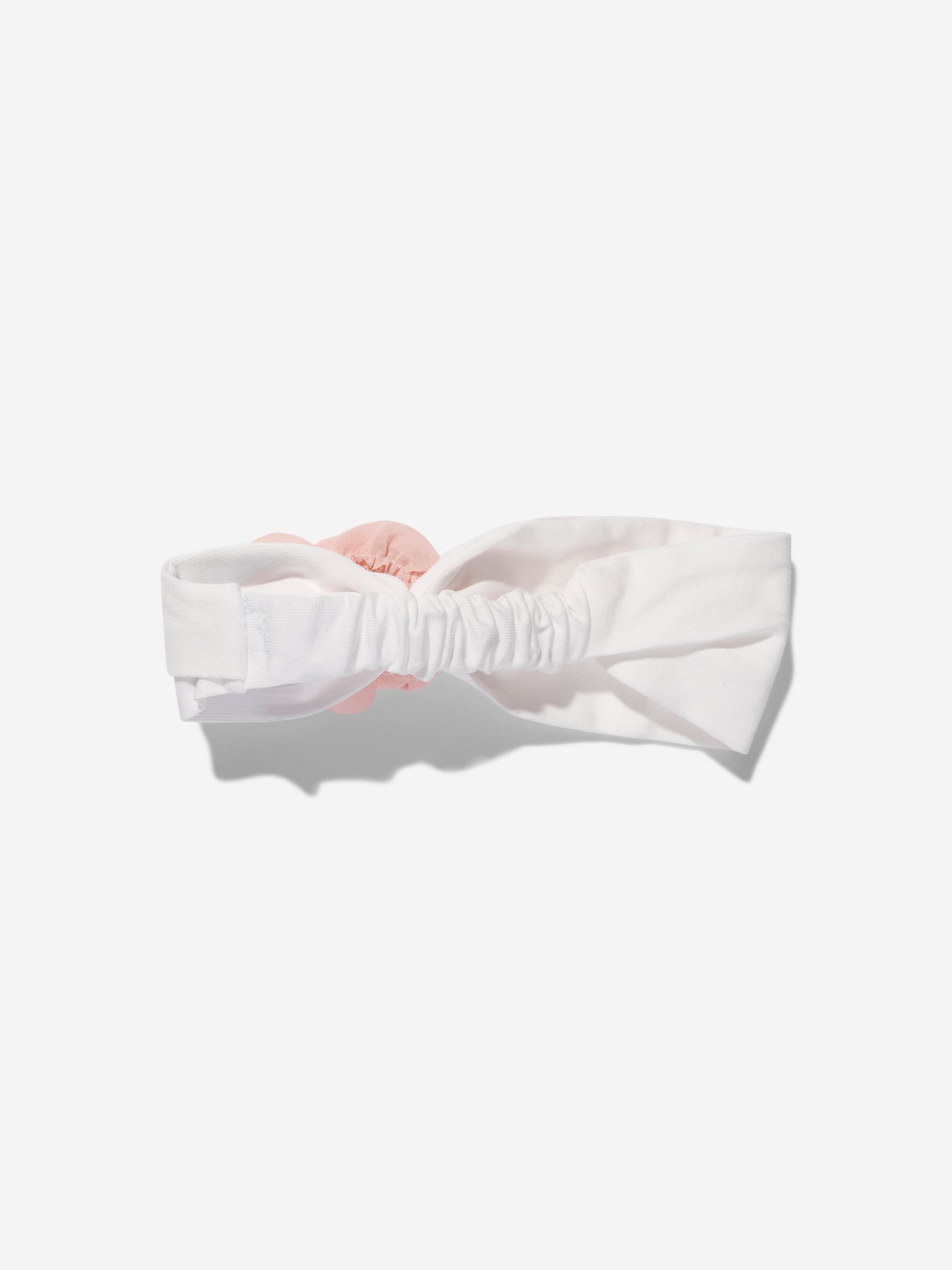 Monnalisa Girls Rose Headband in Pink