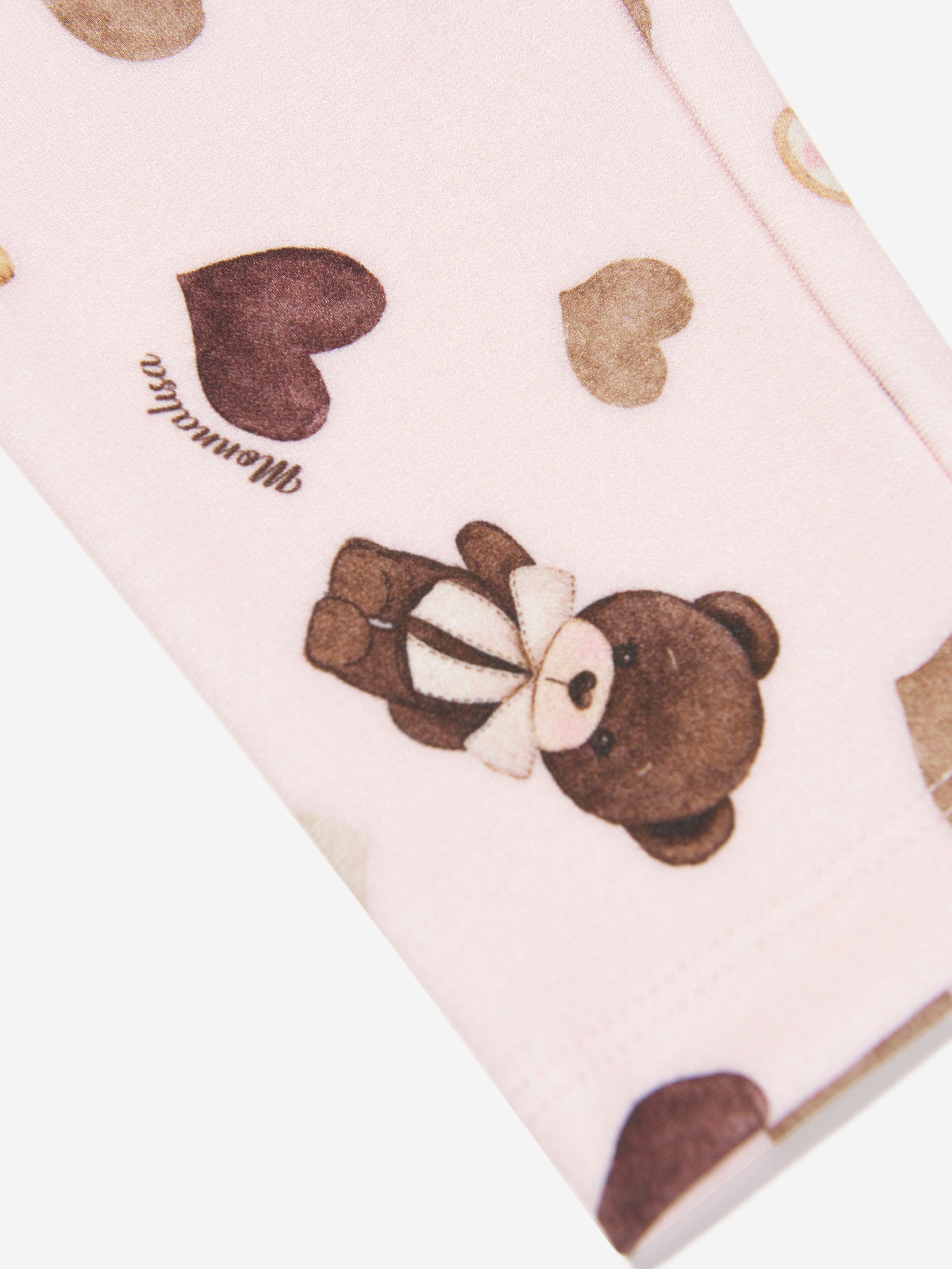 Monnalisa Baby Girls Little Bears Leggings in Pink