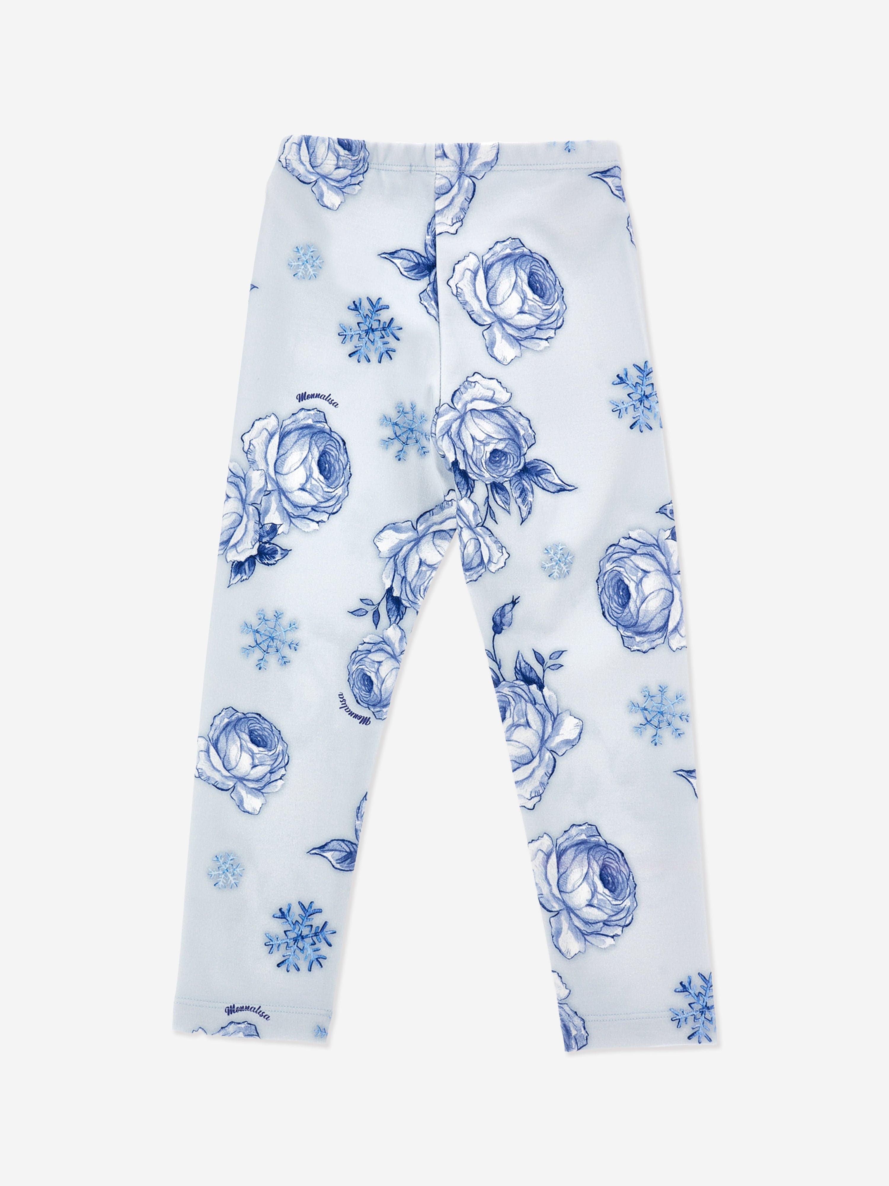 Monnalisa Girls Frozen Milano Leggings in White