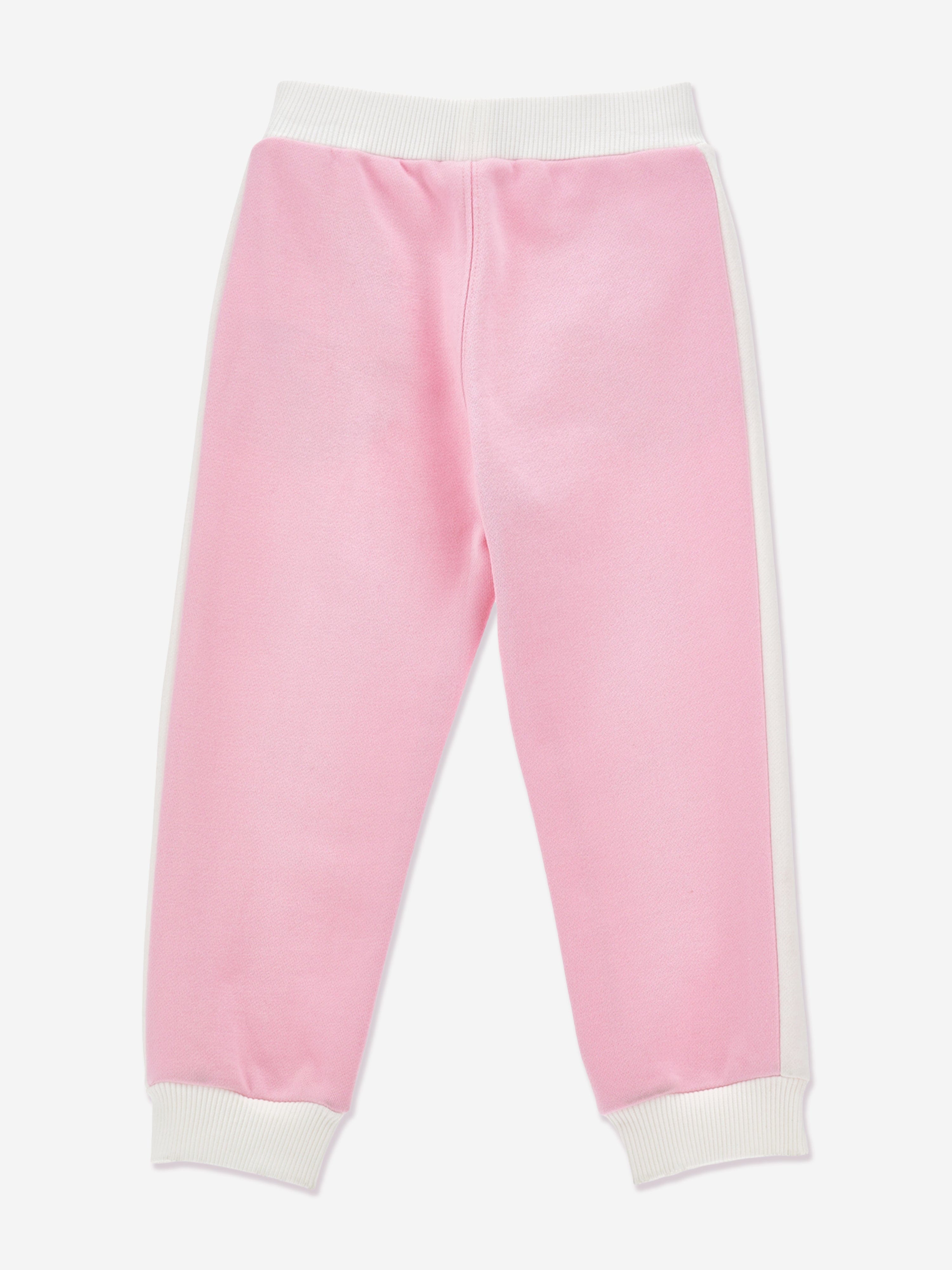 Monnalisa Girls Logo Joggers in Pink