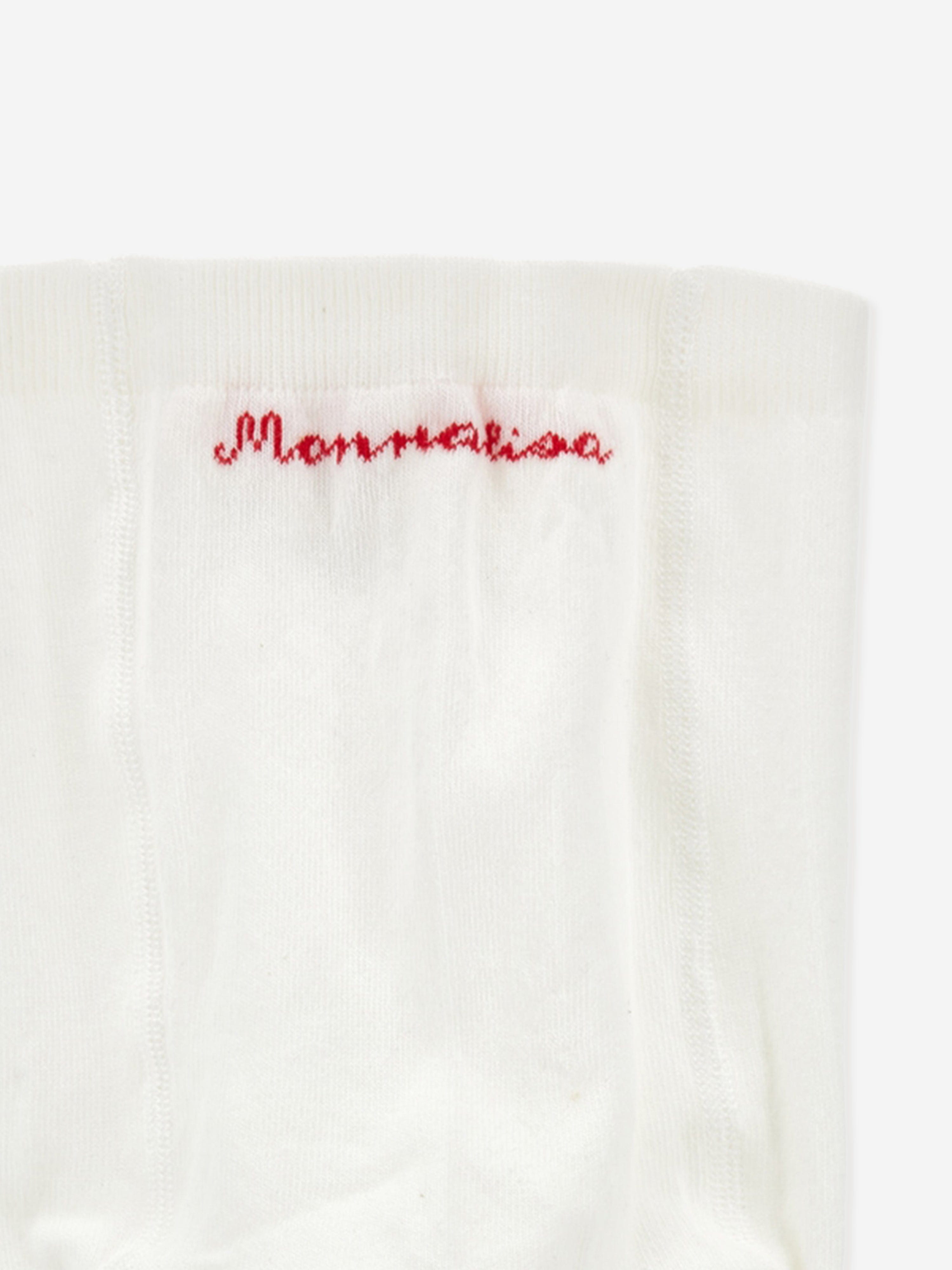 Monnalisa Baby Girls Minnie Mouse Tights in White